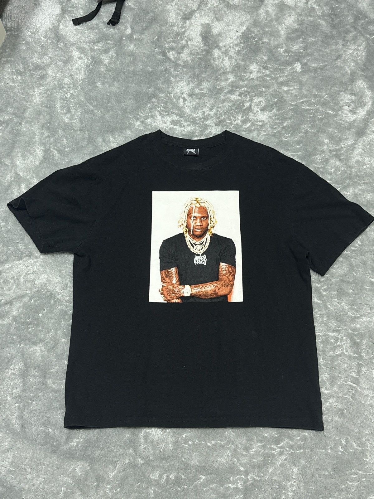 Revenge Revenge Lil Durk 7220 The Voice Black T Shirt | Grailed