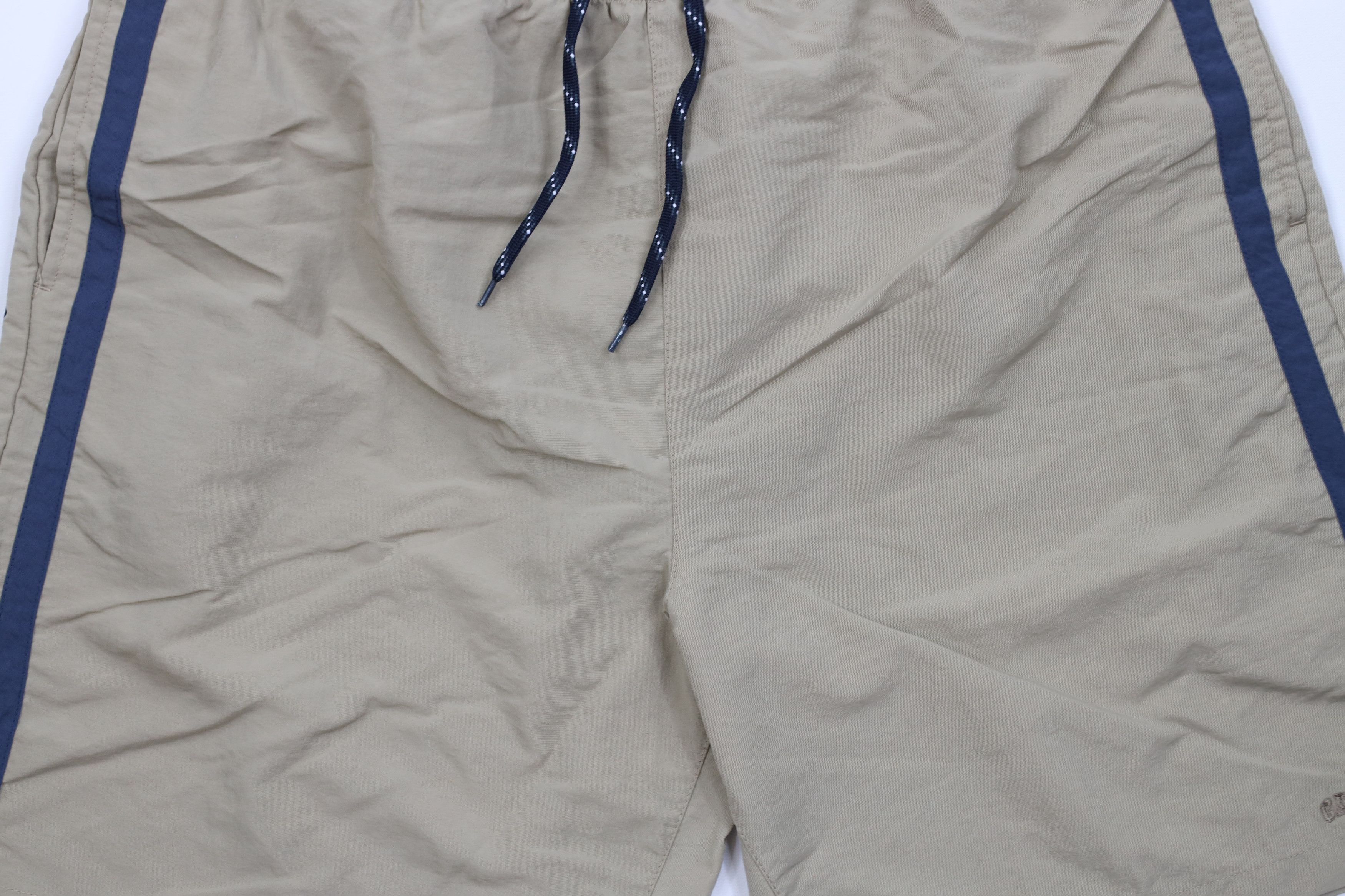 Gap Vintage Y2K 2004 Gap Spell Out Lined Above Knee Shorts Beige Size US 34 / EU 50 - 3 Thumbnail