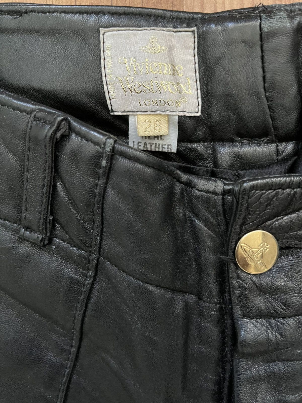 Vivienne Westwood Vivienne Westwood Leather bondage trousers Size US 28 / EU 44 - 3 Thumbnail
