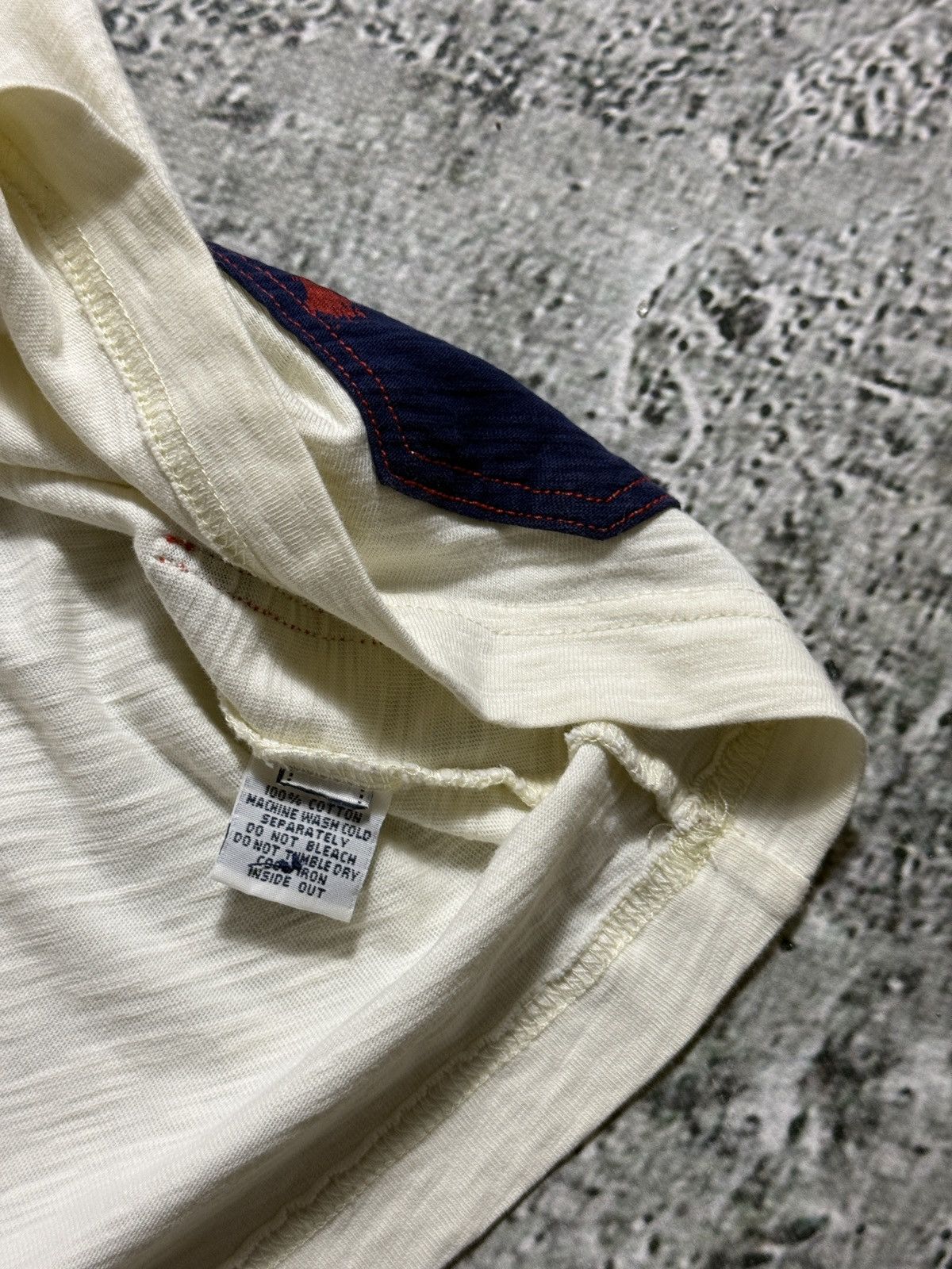 Evisu Evisu polo T-shirt big logo white Y2K Size M / US 6-8 / IT 42-44 - 5 Thumbnail