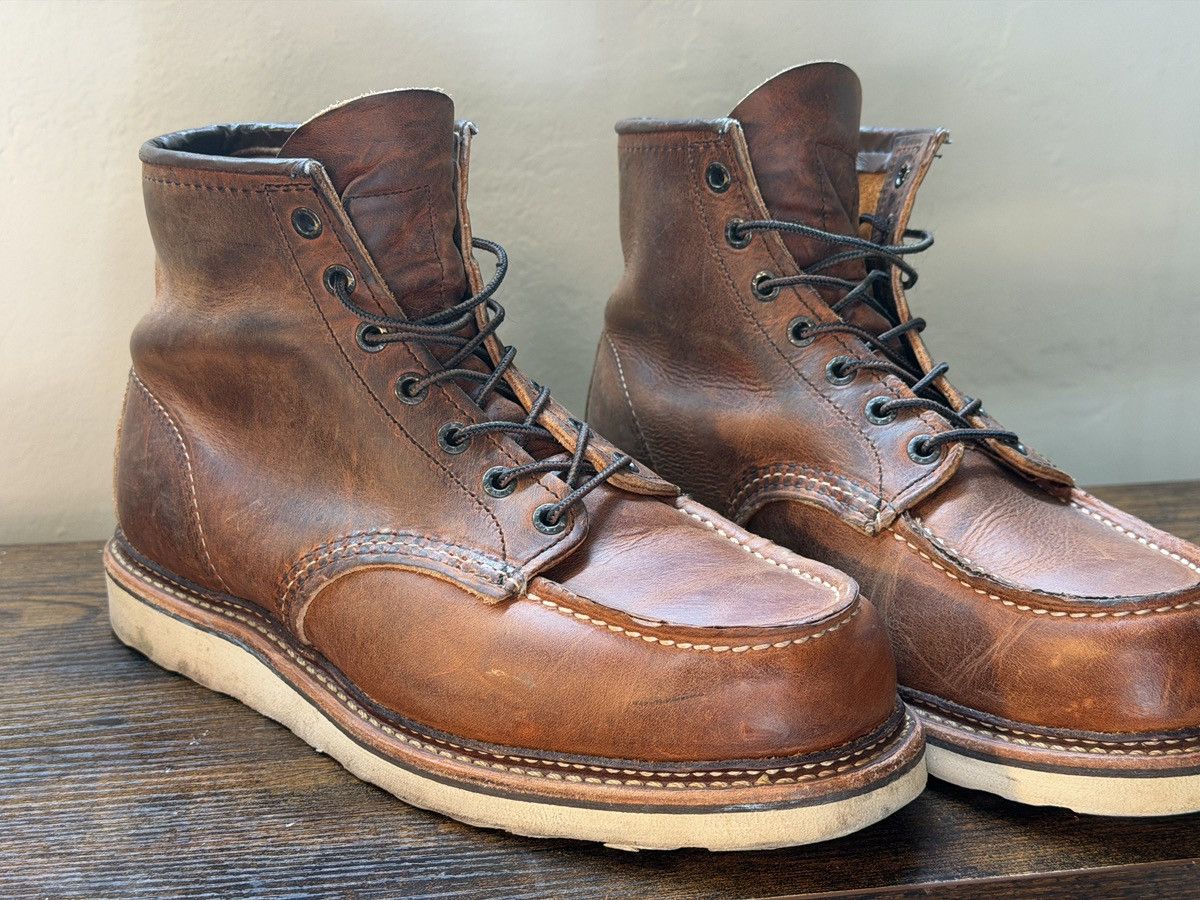 Red Wing Redwing Boots - 1907 Classic Moc Toe - Size 9 Size US 9 / EU 42 - 3 Thumbnail