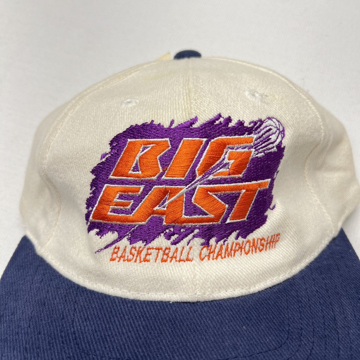 NCAA × Vintage Big East Championship Hat Cap Blue Basketball NCAA 90s Size ONE SIZE - 3 Thumbnail