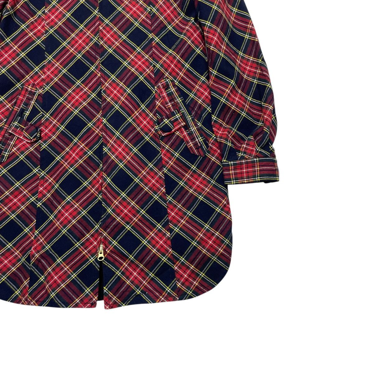 LIZ LISA 💥Vintage Free Phrase Red Tartan Hoodie Jacket Size M / US 6-8 / IT 42-44 - 7 Thumbnail