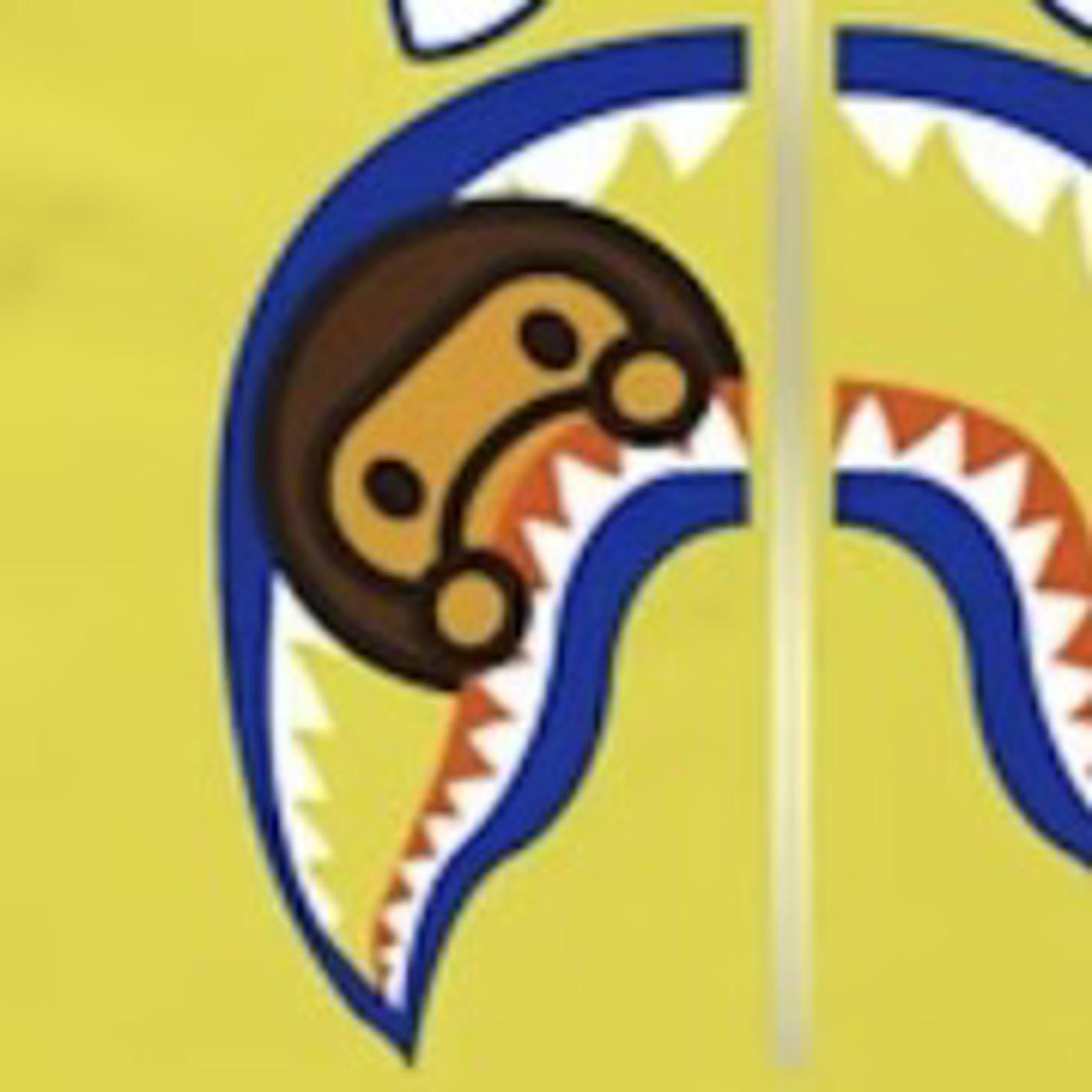 Bape BAPE x Baby Milo Shark Colors Tee Yellow 3XL A Bathing Ape Size US XXL / EU 58 / 5 - 4 Thumbnail