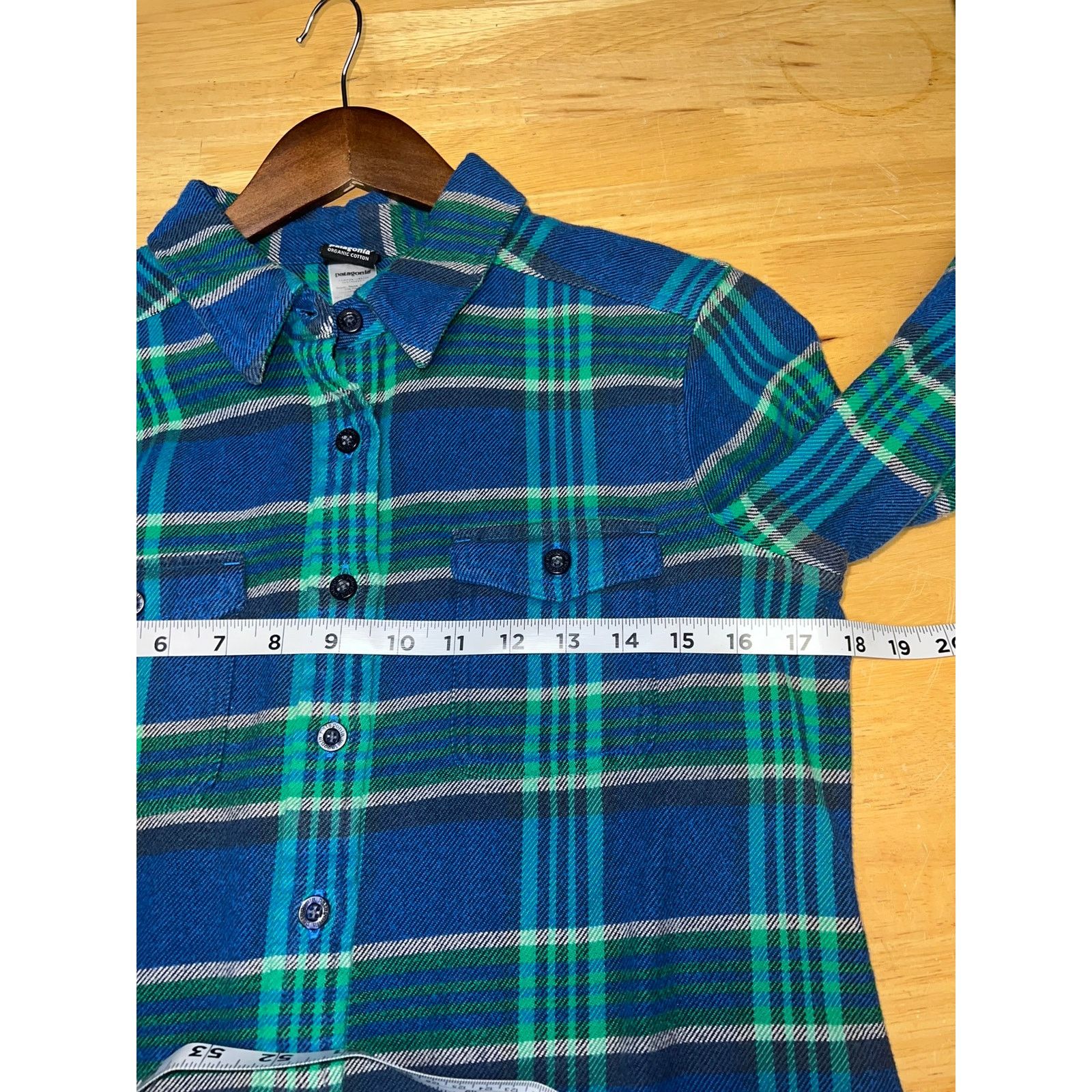 Patagonia Womens Patagonia Button Up Shirt Blue Organic Cotton Women 4 Size S / US 4 / IT 40 - 10 Thumbnail