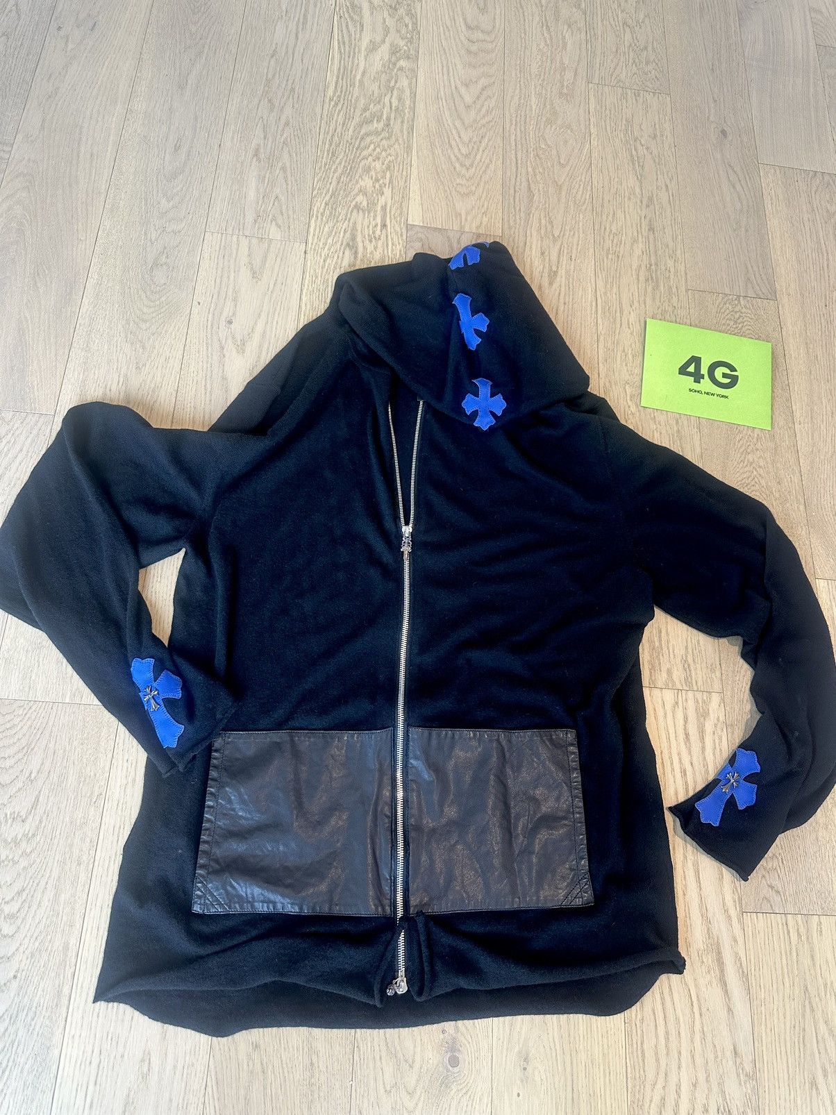 Chrome Hearts CHROME HEARTS 1:1 CROSS PATCH HOODIE L XL Size US L / EU 52-54 / 3 - 13 Thumbnail