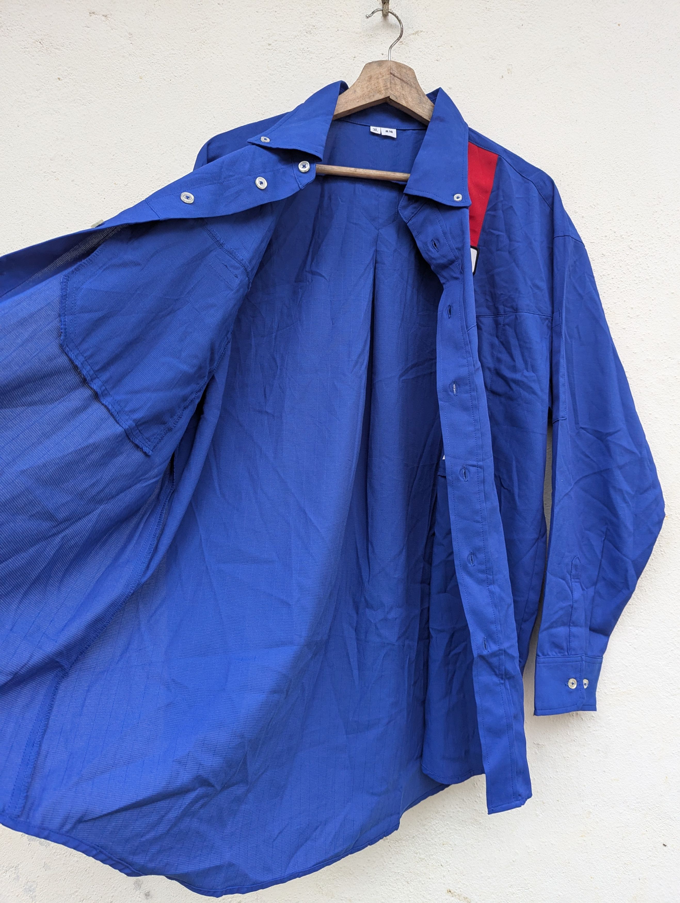 Japanese Brand ENEOS LONG SLEEVE SHIRT BUTTON UP Size US XXL / EU 58 / 5 - 9 Thumbnail