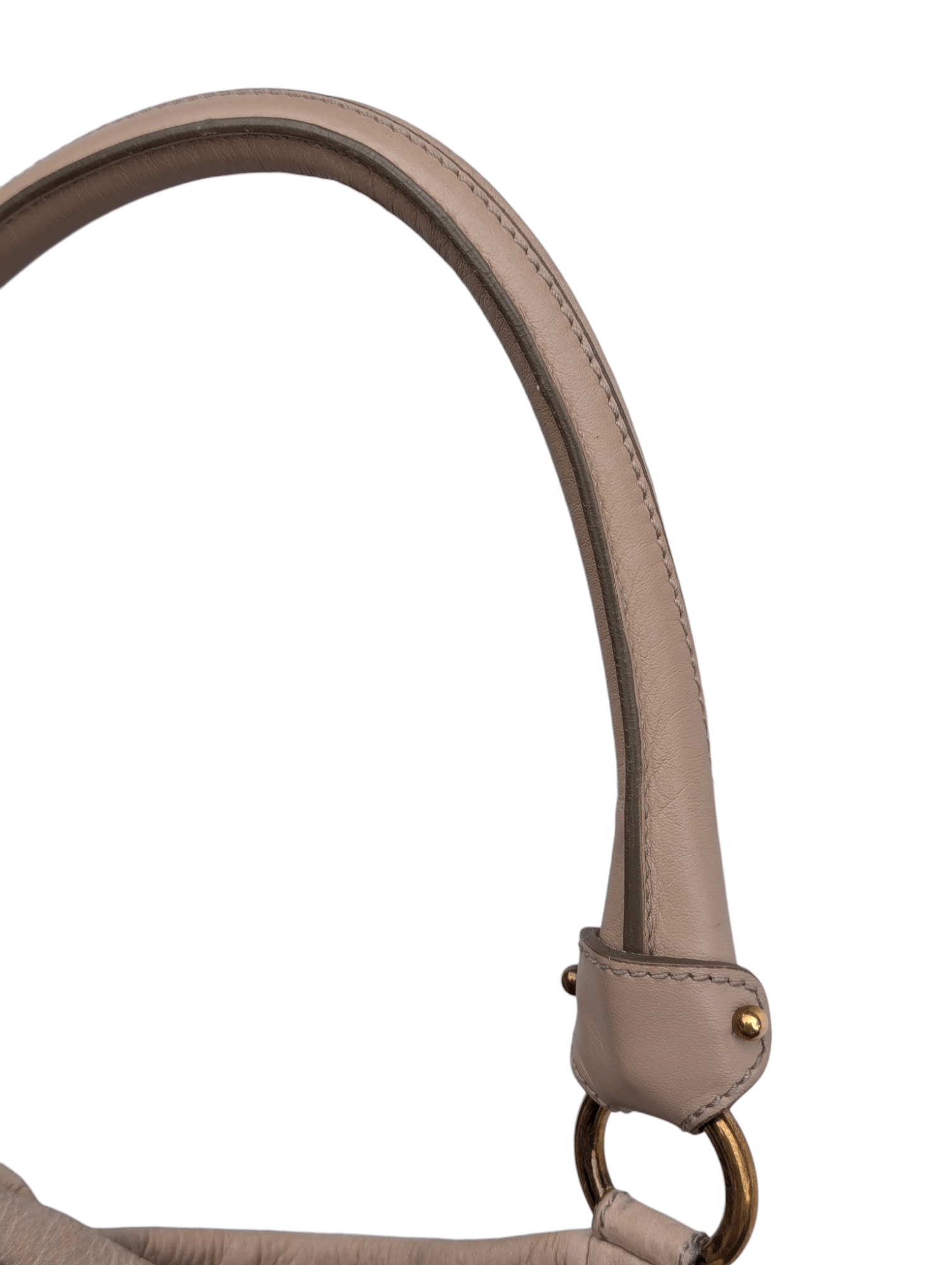 Salvatore Ferragamo Salvatore Ferragamo Brown Leather Ruched Bow Shoulder Bag Size ONE SIZE - 9 Thumbnail