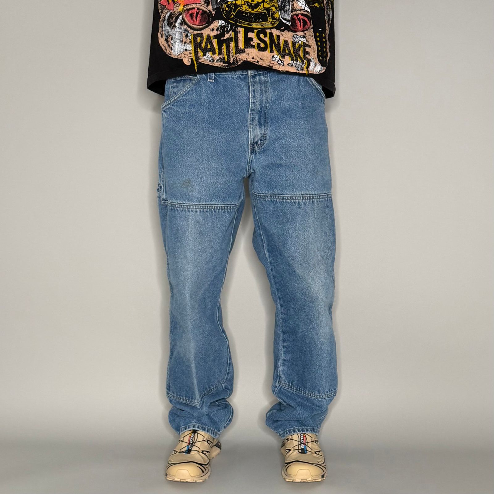 Dickies Vintage Y2K Dickies Carpenter Jean 36x34 Relaxed Medium Wash Size US 36 / EU 52 - 3 Thumbnail