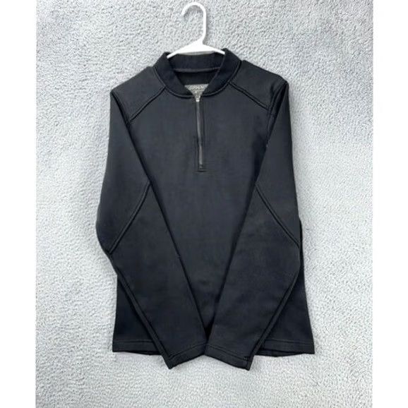 Spyder VINTAGE Spyder Sweatshirt Mens Medium GT Black Skiing Quarter Zip Pullover Zip Front Preppy Polyester Microfiber Size US M / EU 48-50 / 2 - 3 Thumbnail