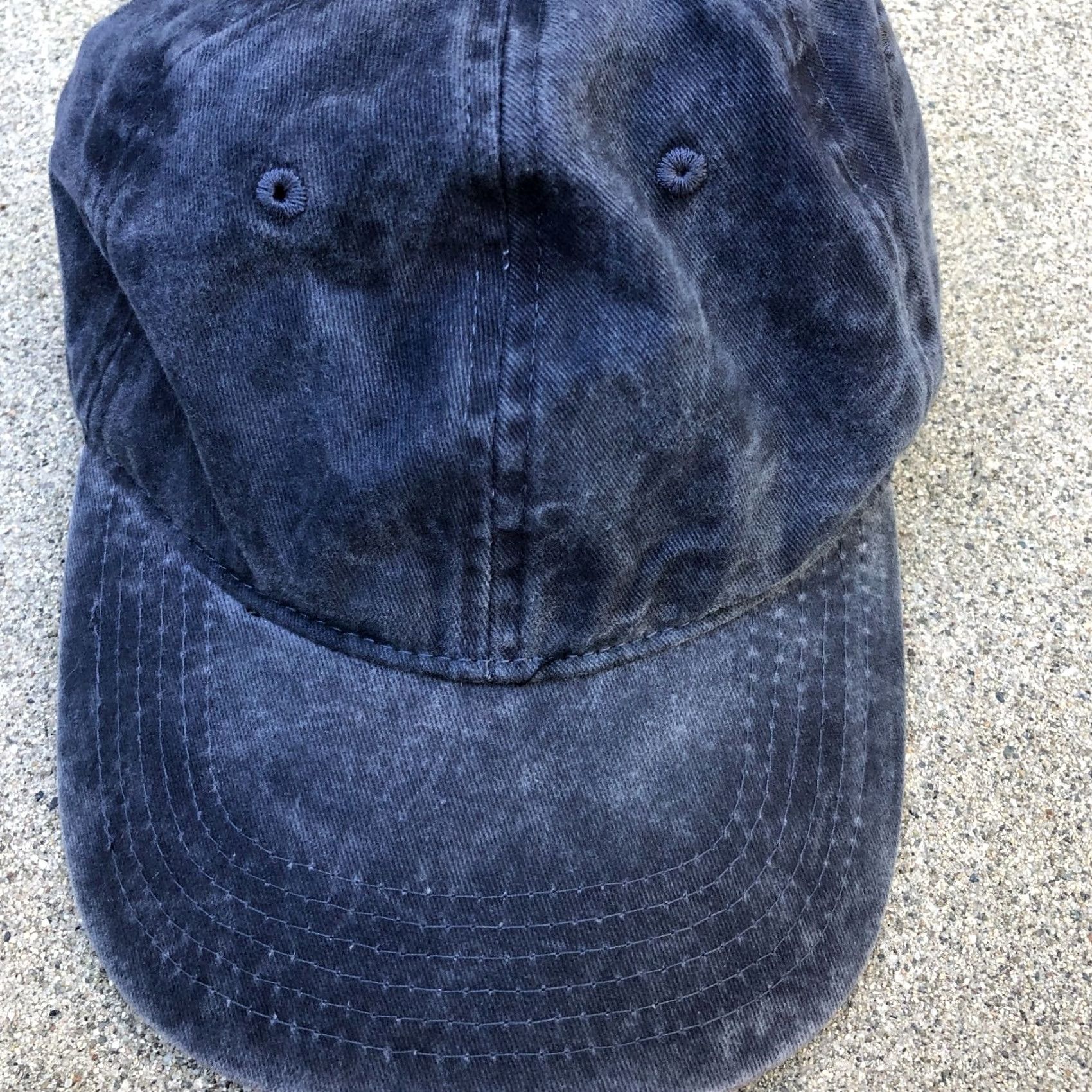 Market MELROSE AND MARKET Baseball Cap Men's One Size Adjustable Blue Cotton Hat Size ONE SIZE - 2 Thumbnail