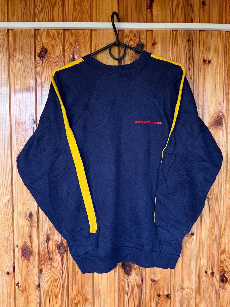 Apple × Vintage Vintage 80s Apple Computer Inc. Red Logo Boxy Sweatshirt USA Size US S / EU 44-46 / 1 - 9 Thumbnail