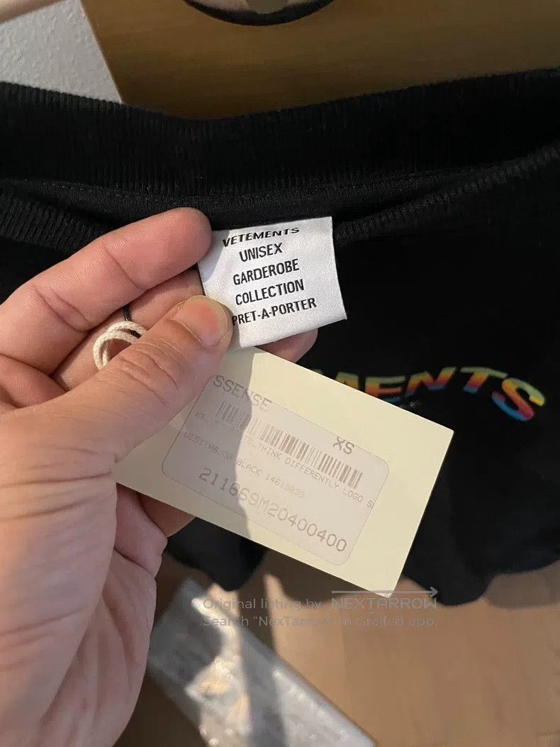 Vetements Vetements Rainbow Print Size US XS / EU 42 / 0 - 3 Thumbnail