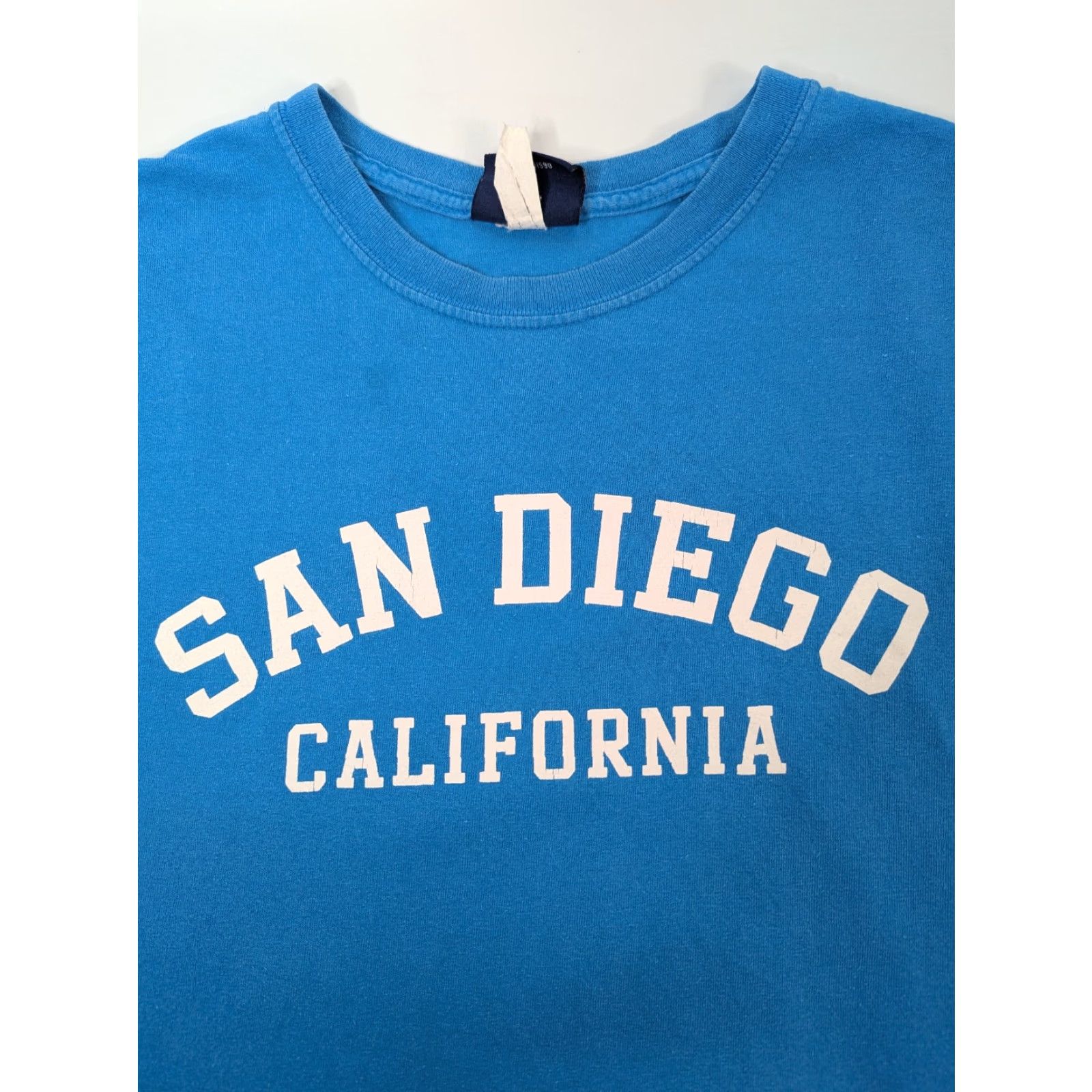 Vintage VINTAGE MV Sport San Diego California Light Blue T-Shirt Men’s 2XL Blue Cotton Crew Neck Short Sleeve Unisex Adults California Beach 90s Mens Size US XXL / EU 58 / 5 - 2 Thumbnail