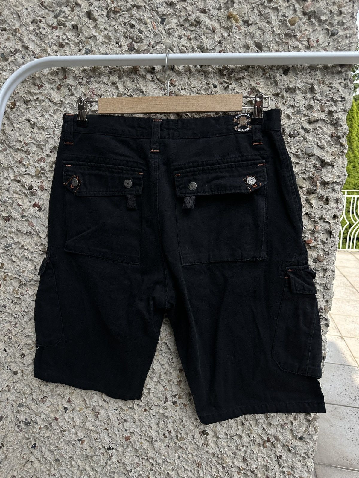 Criminal Damage Vintage y2k 2000s Criminal Damage cargo jorts pants Size US 32 / EU 48 - 2 Thumbnail