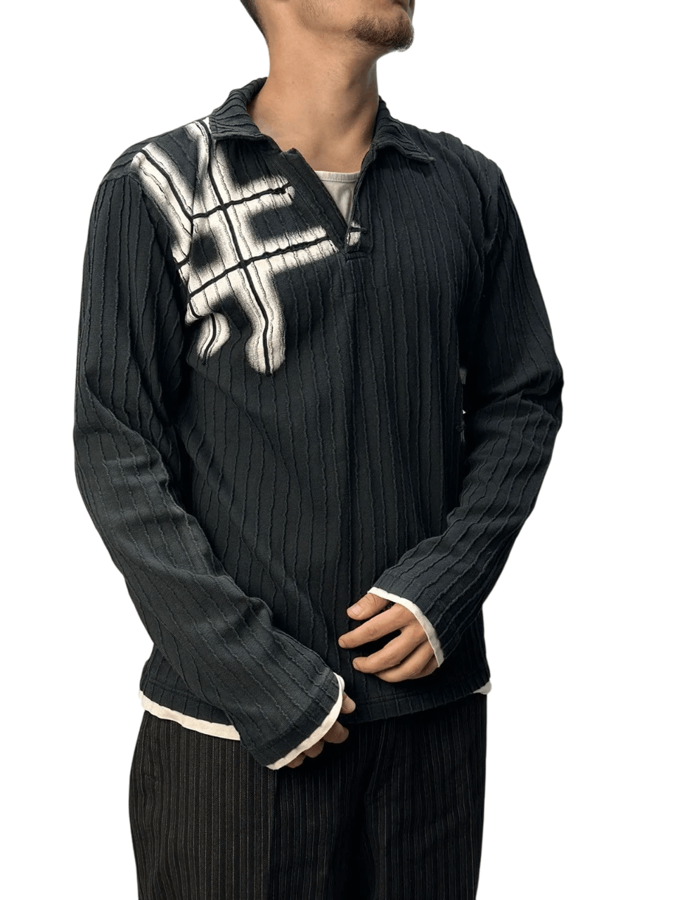 Diesel JAPAN AV AVANTGARDE VINTAGE STREETWEAR KAPITAL STYLE SWEATER Size US L / EU 52-54 / 3 - 4 Thumbnail