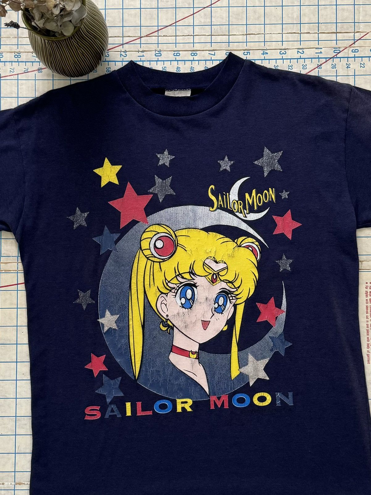 Vintage Vintage 90’s Sailor Moon Navy Blue Graphic Tee Fits Medium Size US M / EU 48-50 / 2 - 3 Thumbnail