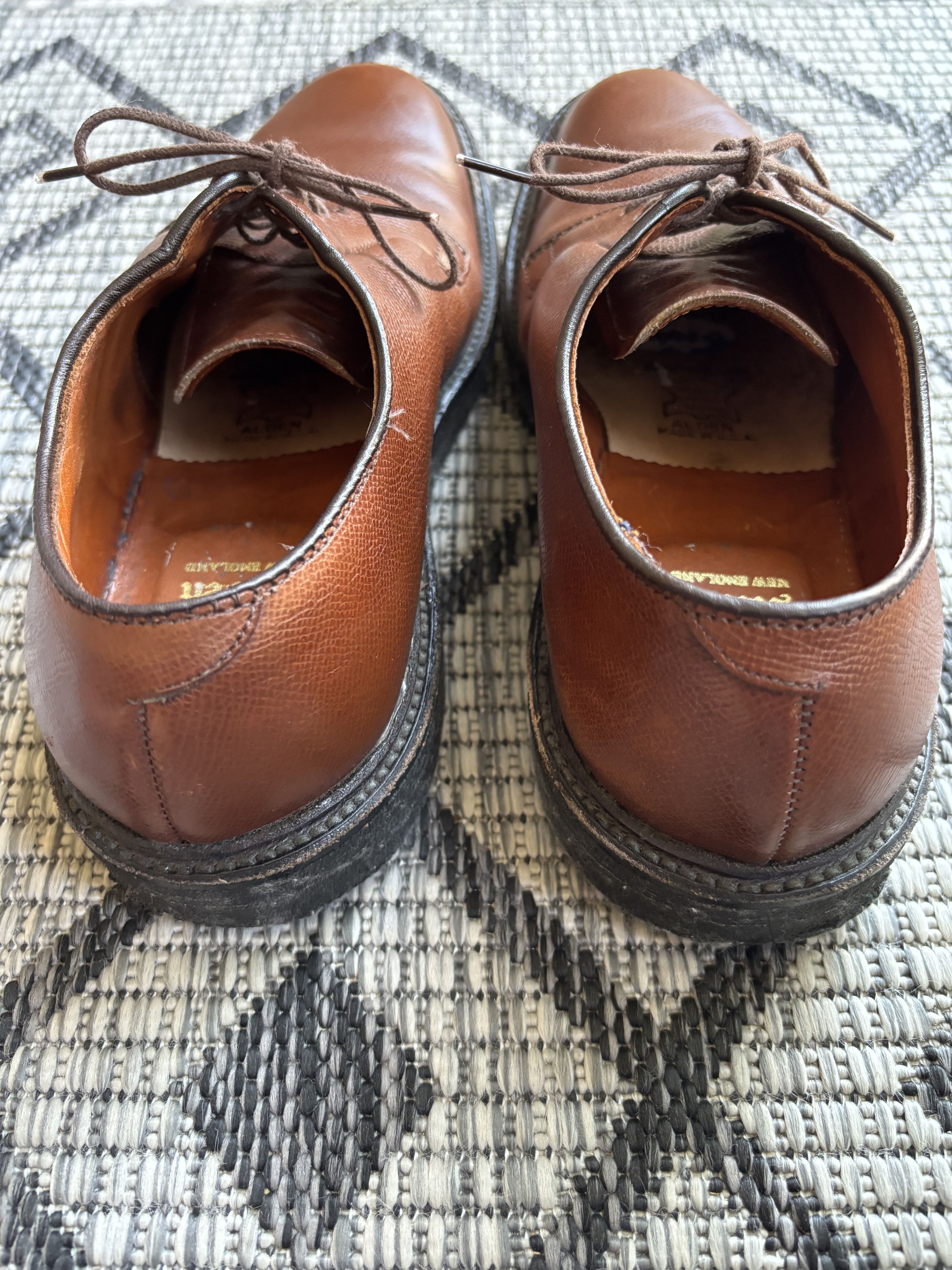 Alden Plain Toe Blucher Brown Aniline Size US 8 / EU 41 - 3 Thumbnail