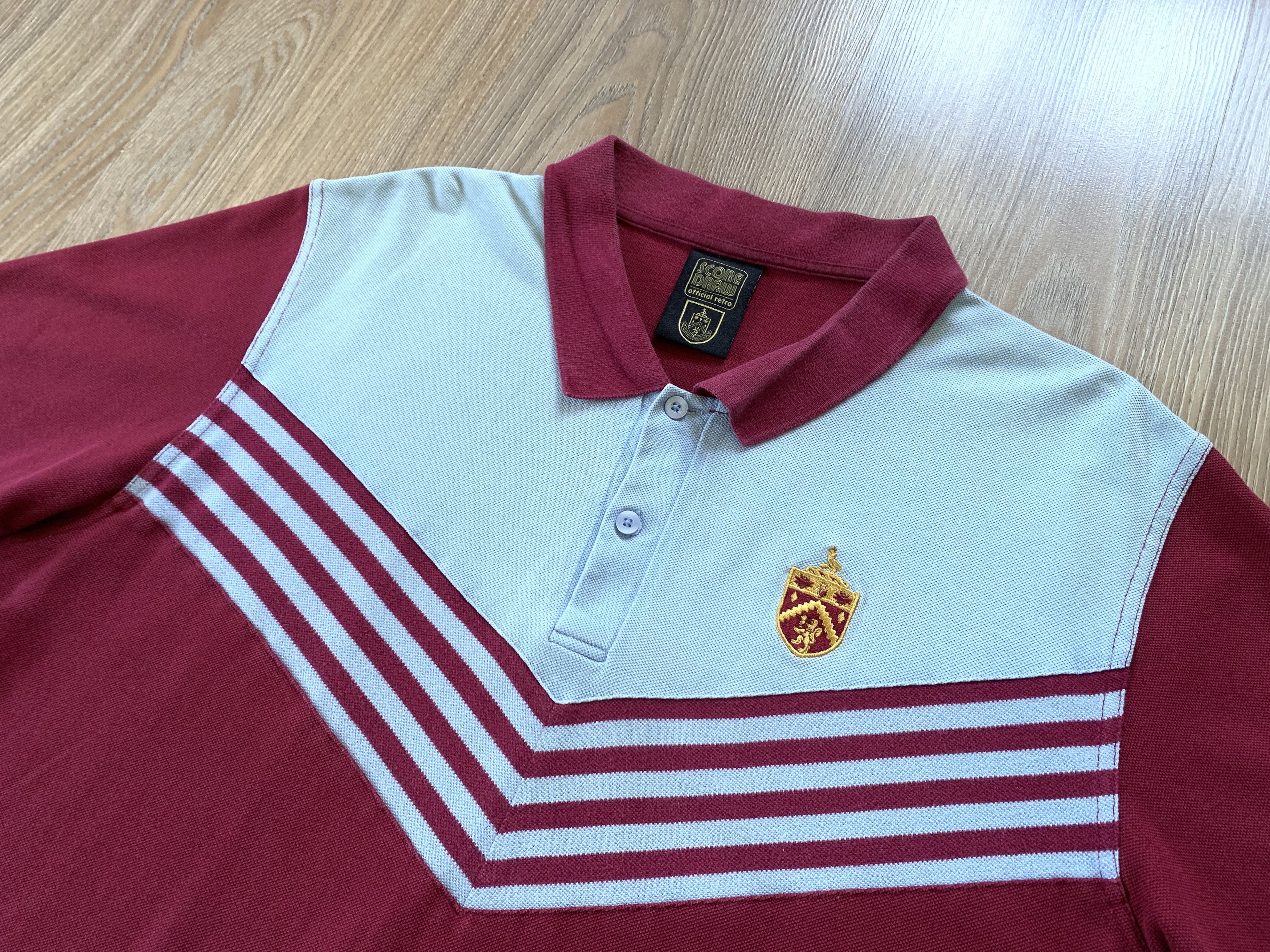Vintage Vintage Score Draw Burnley Polo T-Shirt Size US XXL / EU 58 / 5 - 4 Thumbnail