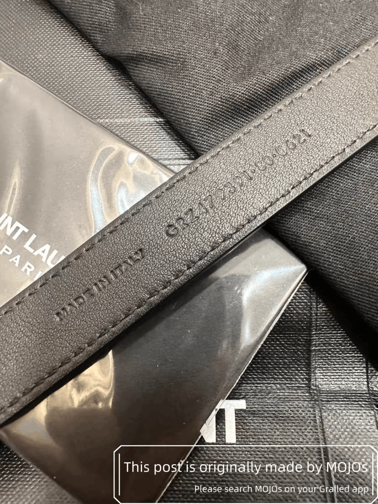 Saint Laurent Paris Sz 80 Saint Laurent Paris Thin Belt mojos731 Size ONE SIZE - 2 Thumbnail