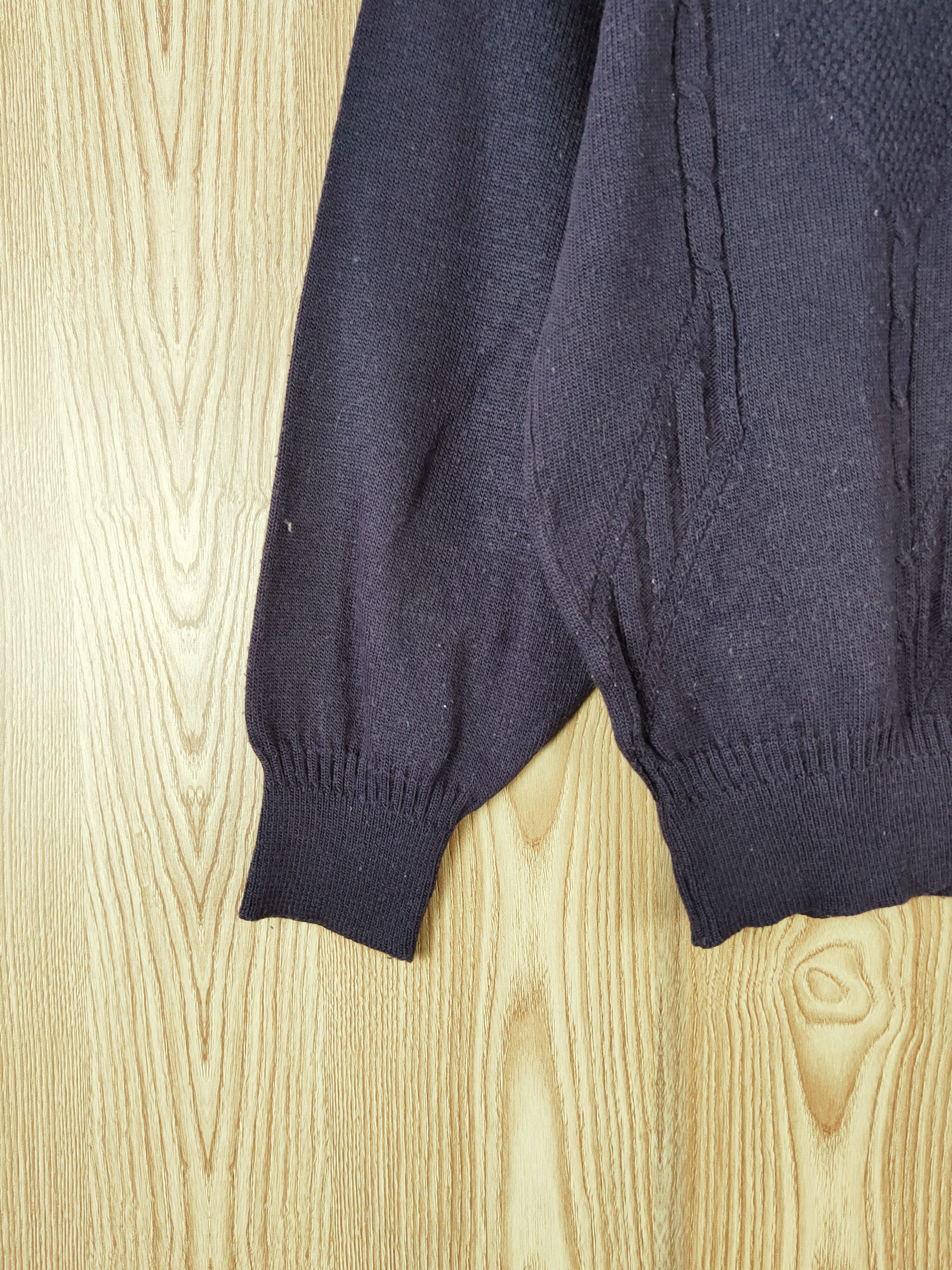 Homespun Knitwear × Japanese Brand × Vintage Vintage 💥 Homme Libre Dark Purple Knitwear Sweatshirts Size US M / EU 48-50 / 2 - 4 Thumbnail