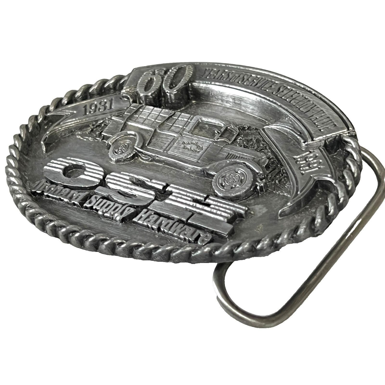 Other OSH 60 Years 1991 Vtg Belt Buckle Orchard Supply Hardware Lt Size ONE SIZE - 3 Thumbnail