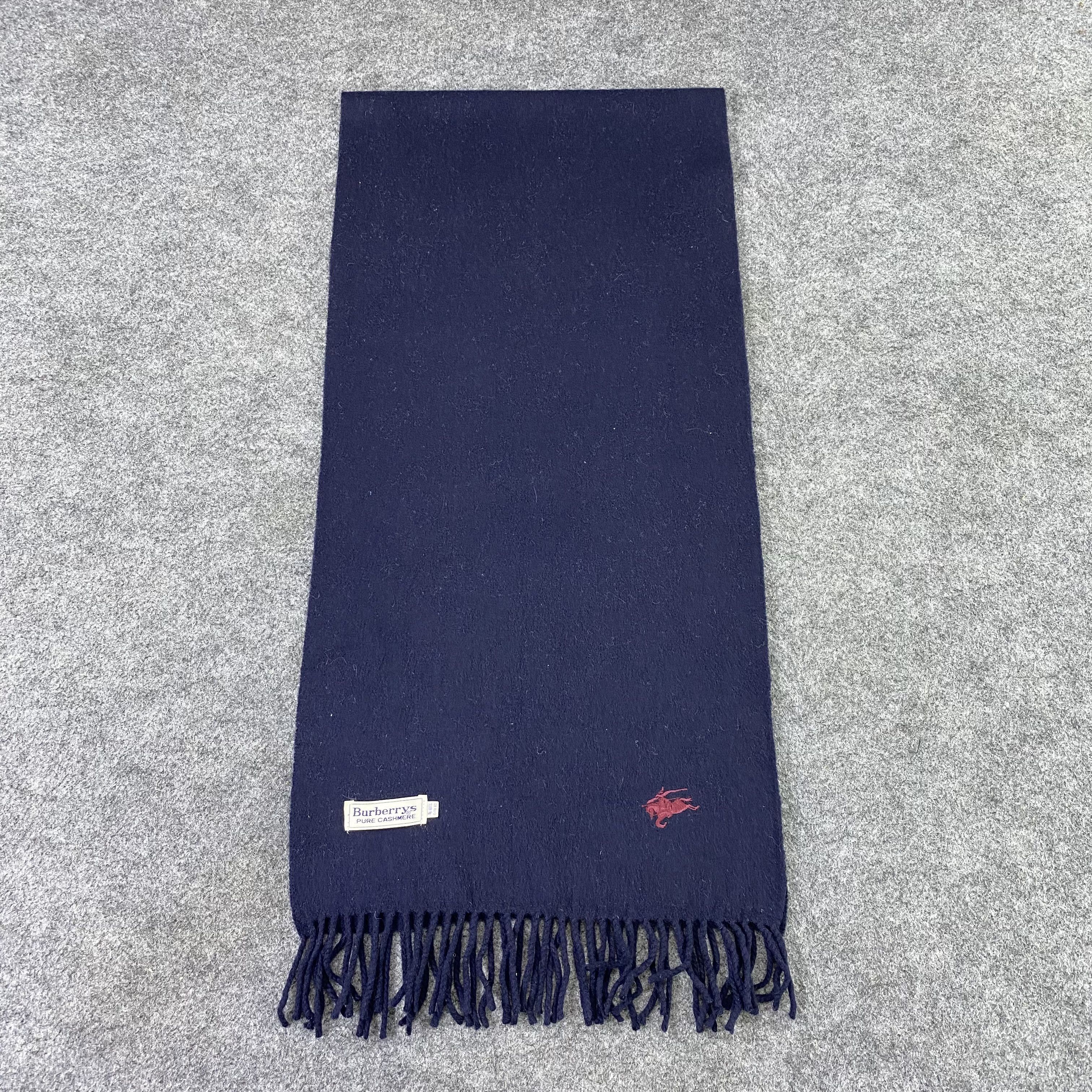 Burberry Vintage Burberry Cashmere Scarf / Muffler / Neckwear-K057 Size ONE SIZE - 2 Thumbnail