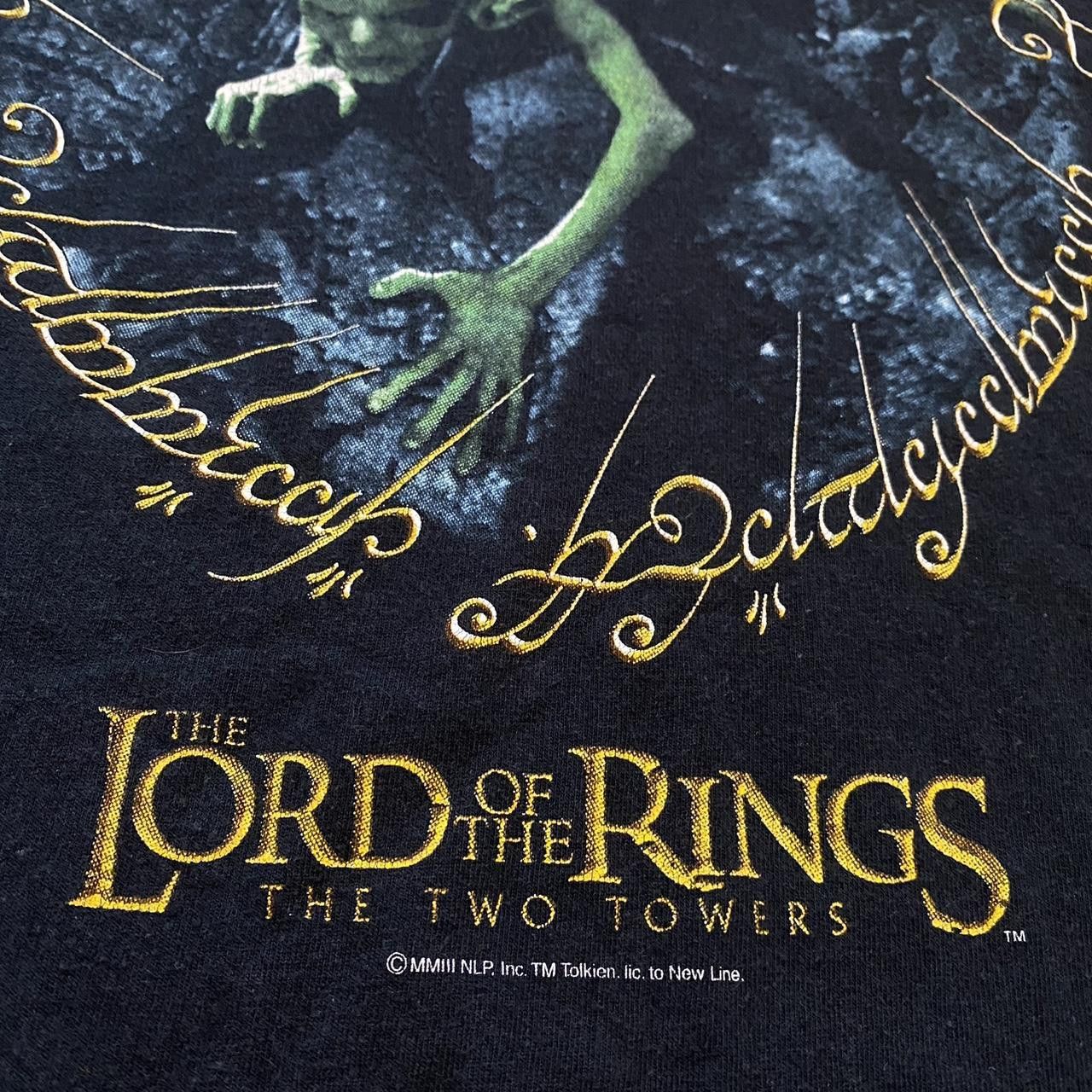 Fruit Of The Loom 2002 Two Towers Lord of the Rings Gollum black Size US M / EU 48-50 / 2 - 4 Thumbnail