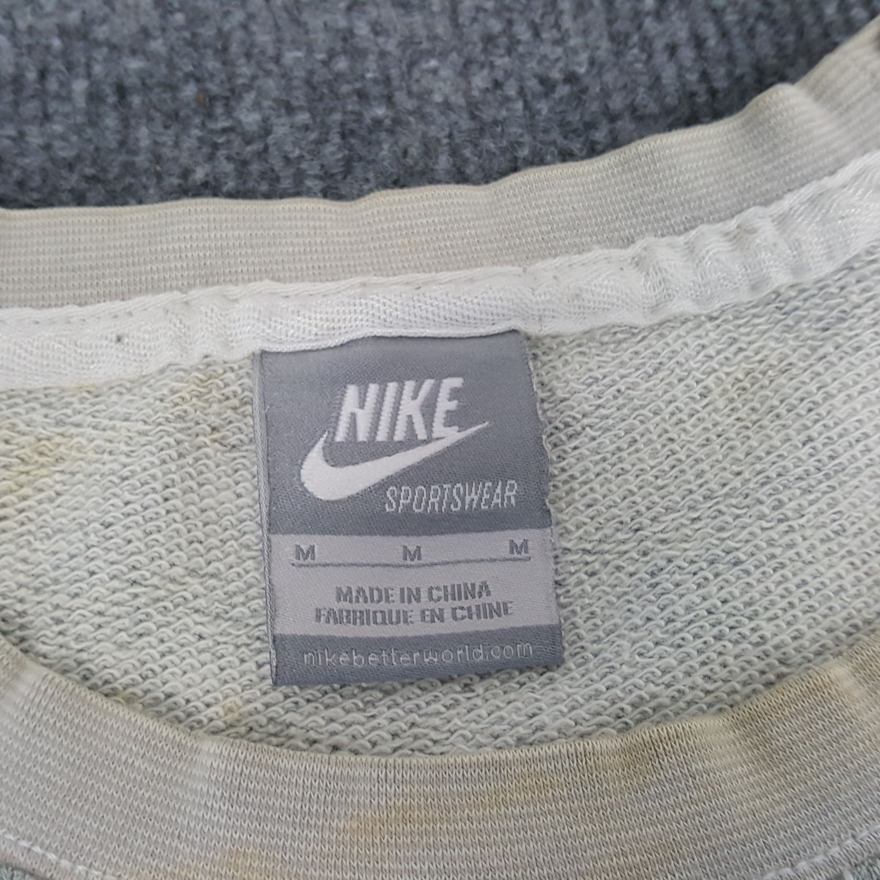 Nike × Vintage Nike Sportswear Center Big Swoosh Sweatshirt Size US S / EU 44-46 / 1 - 6 Thumbnail