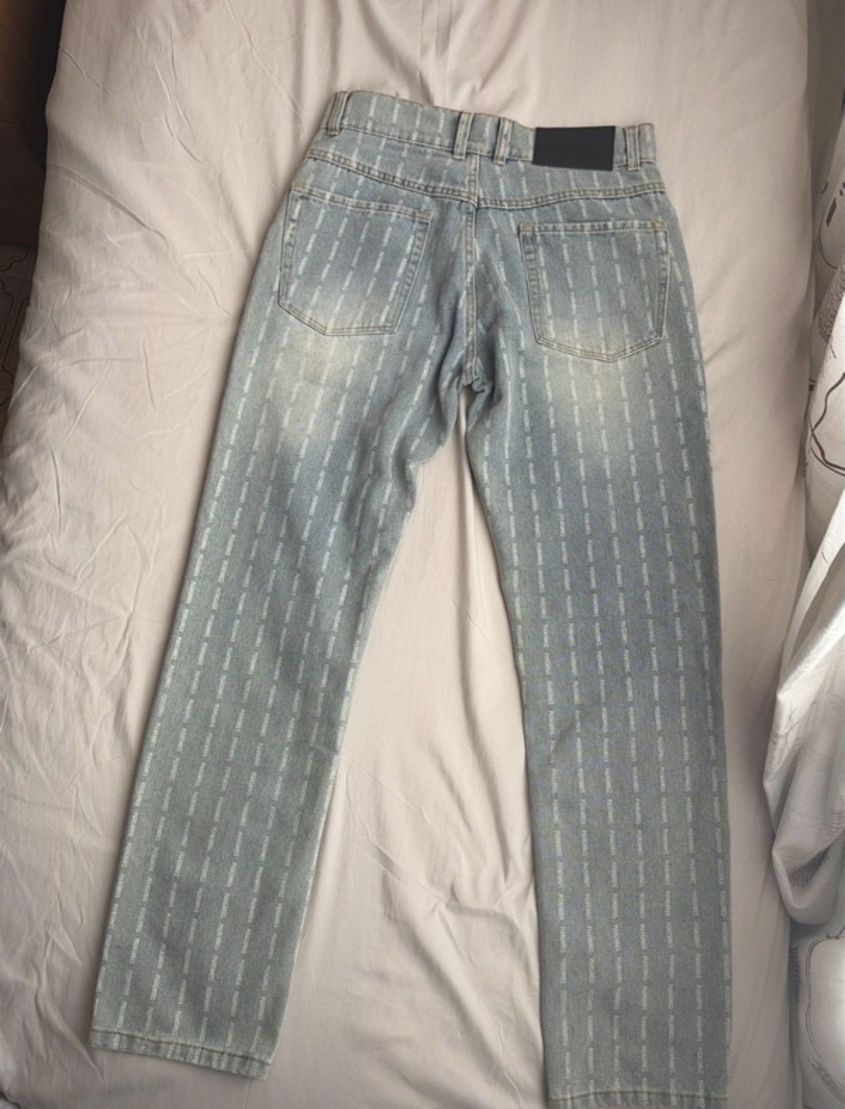 Pleasures Pleasures Impact Pinstripe Men's Denim Pants Size US 28 / EU 44 - 2 Thumbnail