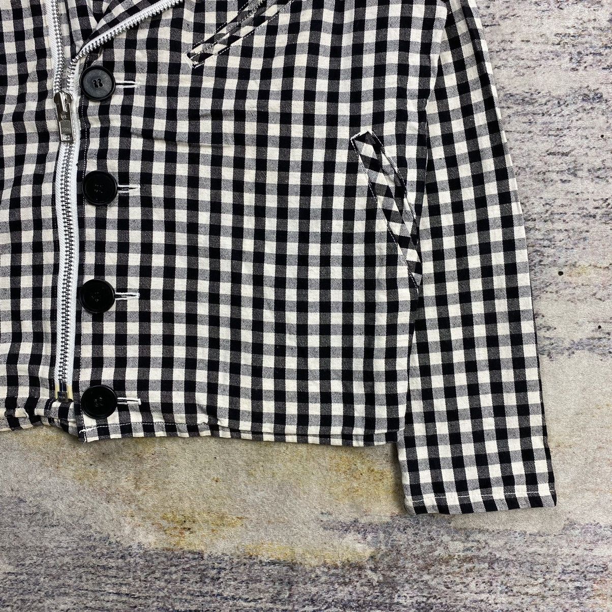 Japanese Brand Milk boy plaid biker jacket Size US S / EU 44-46 / 1 - 5 Thumbnail