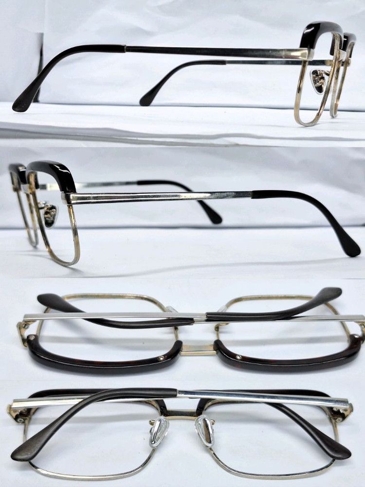 Other VINTAGE 1980s No.5117 Browline Glasses 52mm Classic Square Size ONE SIZE - 9 Thumbnail