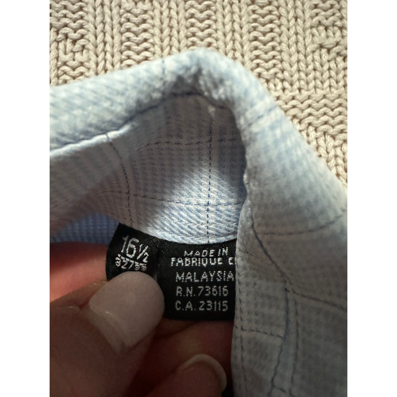 Hugo Boss Hugo Boss blue plaid button down size 16.5 Size US L / EU 52-54 / 3 - 6 Thumbnail