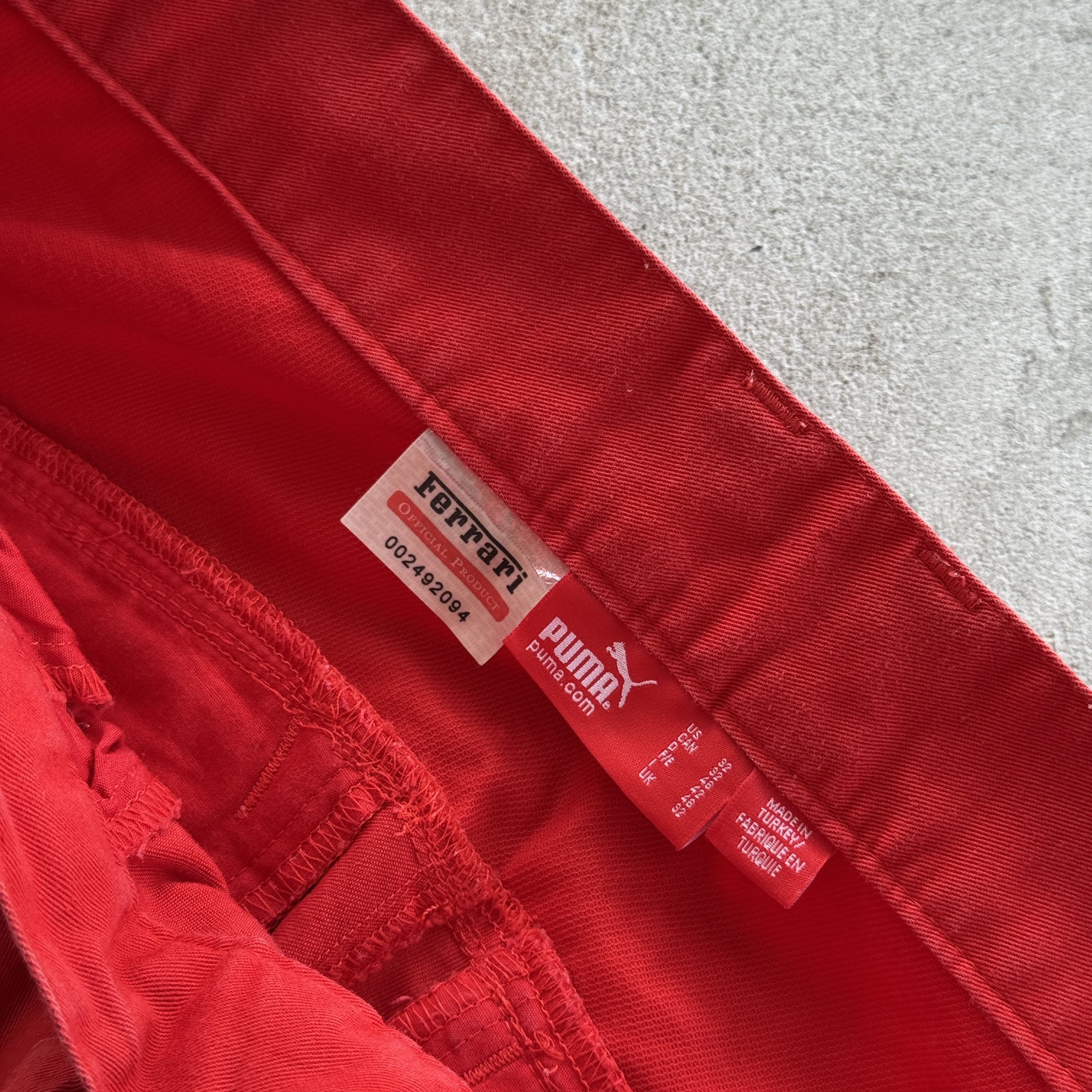 Ferrari × Puma Ferrari x Puma Red Racing Pants Official Licensed Product Size US 32 / EU 48 - 5 Thumbnail