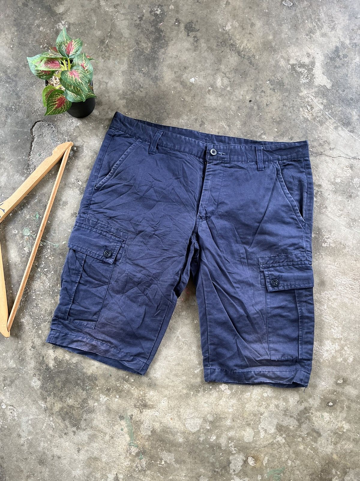 Japanese Brand × Vintage 💥Vital Monsieur Nicole Cargo Shorts Pants Size US 32 / EU 48 - 1 Thumbnail