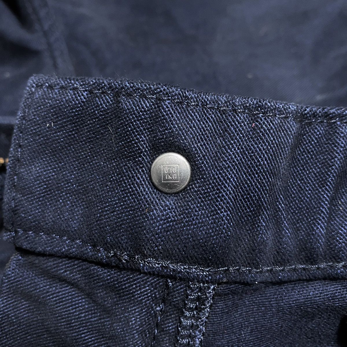 Uniqlo Women’s Uniqlo U Navy Cotton Mom Basic Jeans Denim Japanese Size 29" - 15 Thumbnail