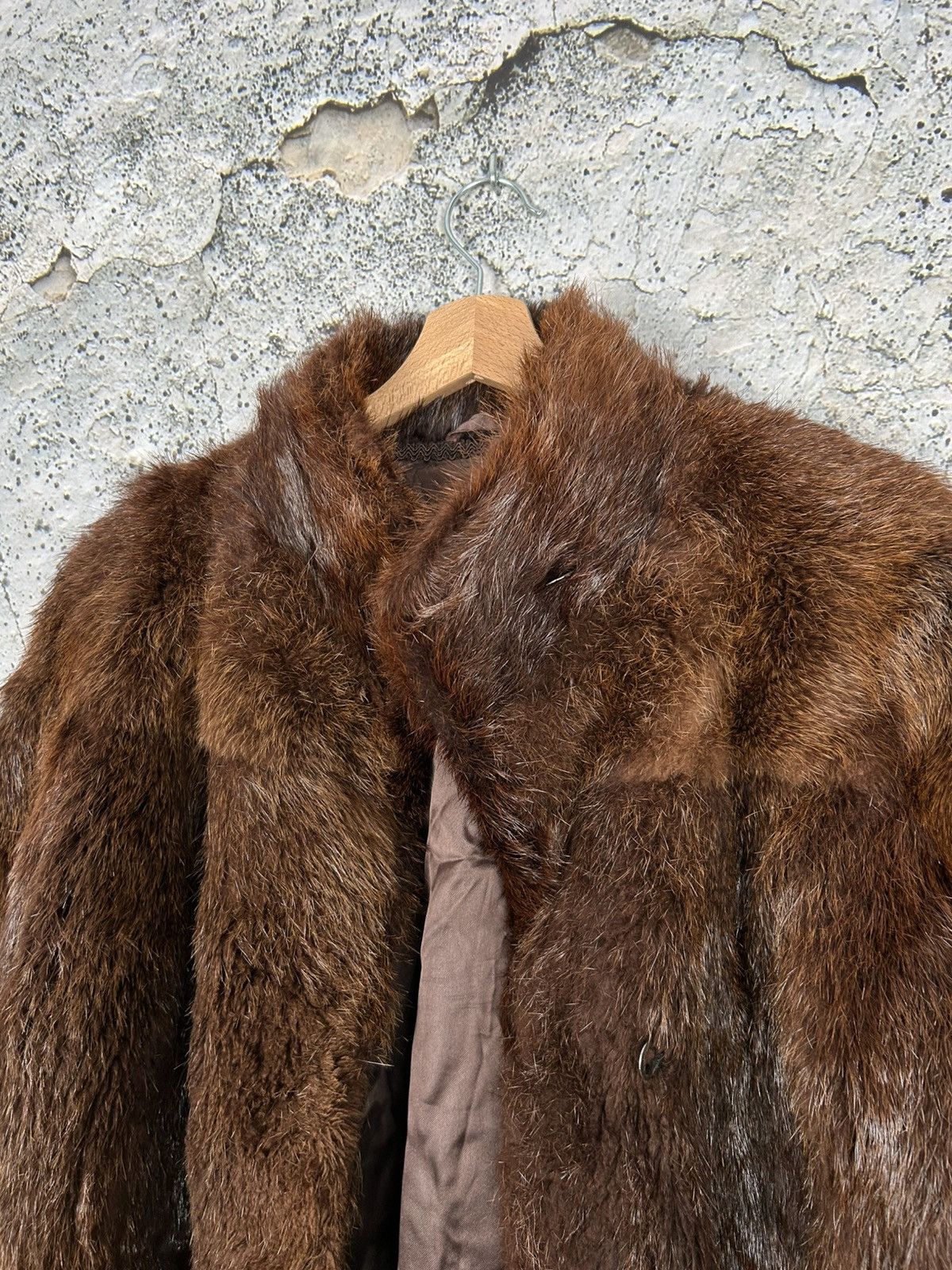 Vintage Vintage Fur Avant Garde Jacket Designer Alternative 90s Size M / US 6-8 / IT 42-44 - 3 Thumbnail