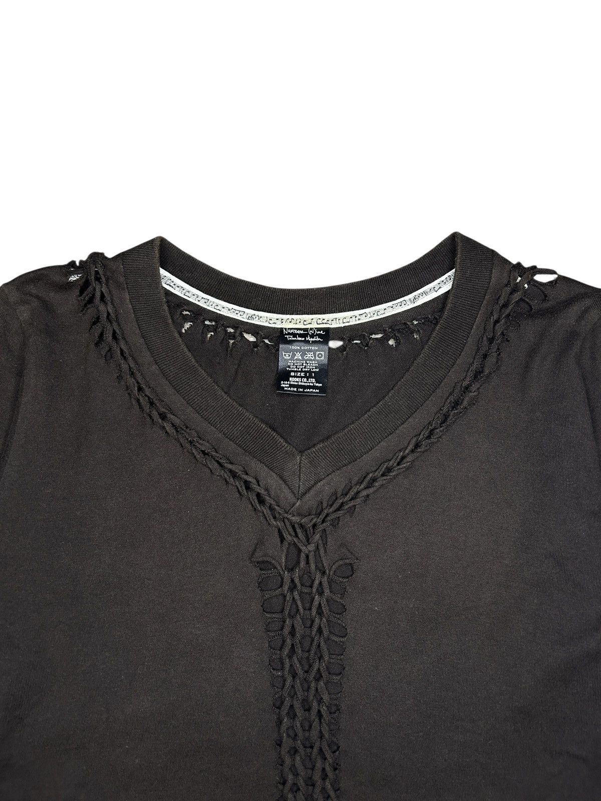 Number (N)ine S/S 07 Braided LS T-Shirt Size US S / EU 44-46 / 1 - 2 Thumbnail