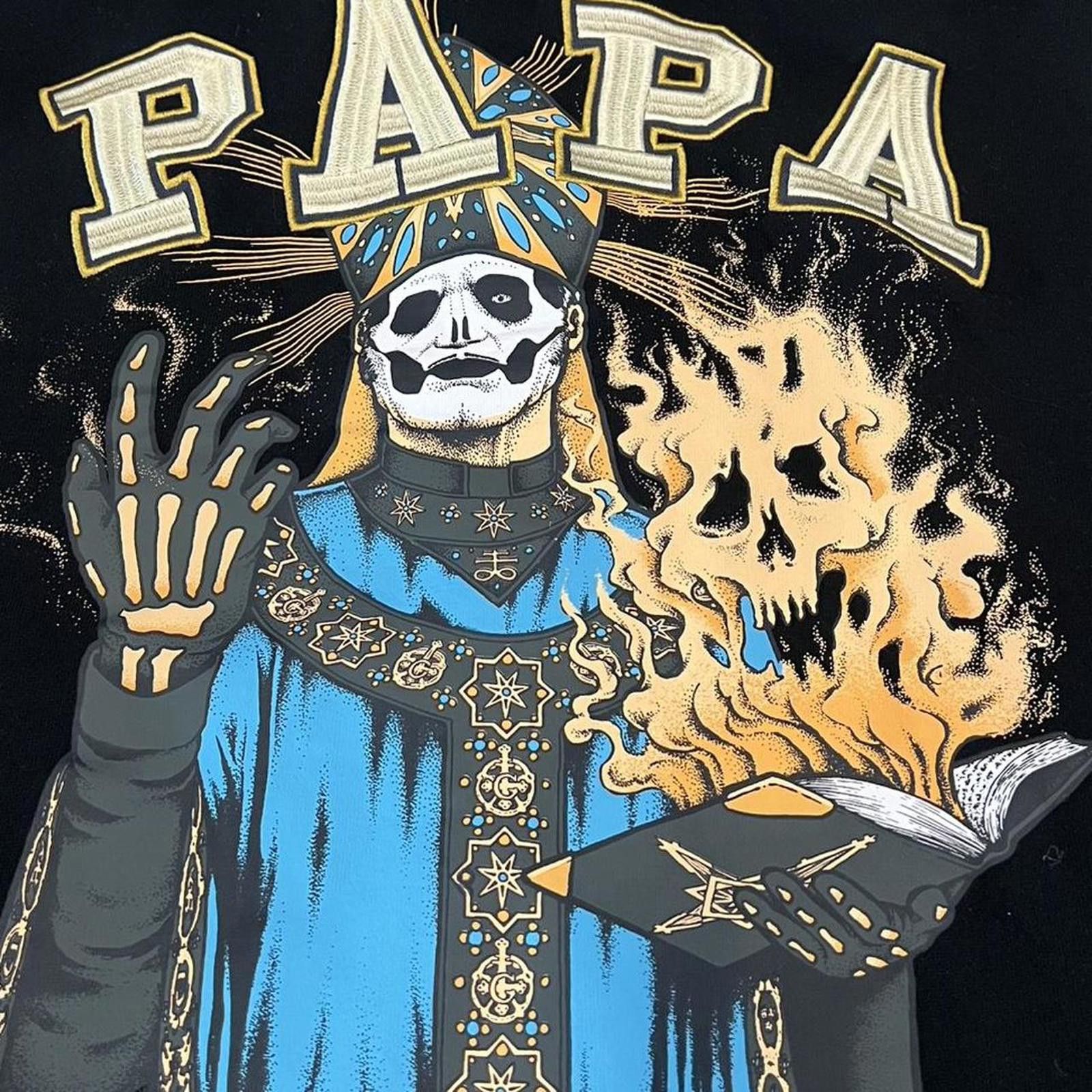 GOSTAR DE FUGA Ghost Logos Varsity‎ Jacket Hot Topic Papa Emeritus Nameless Size US L / EU 52-54 / 3 - 5 Thumbnail