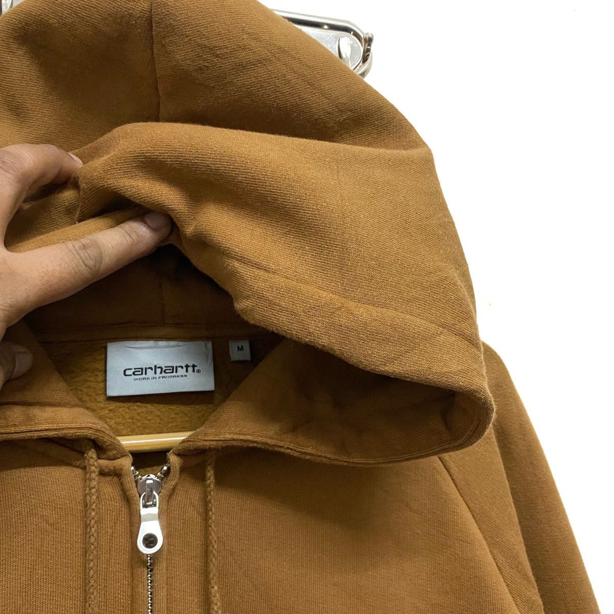Carhartt Like New CARHARTT Work In Progress Jacket Zipper Hoodie Size US M / EU 48-50 / 2 - 3 Thumbnail