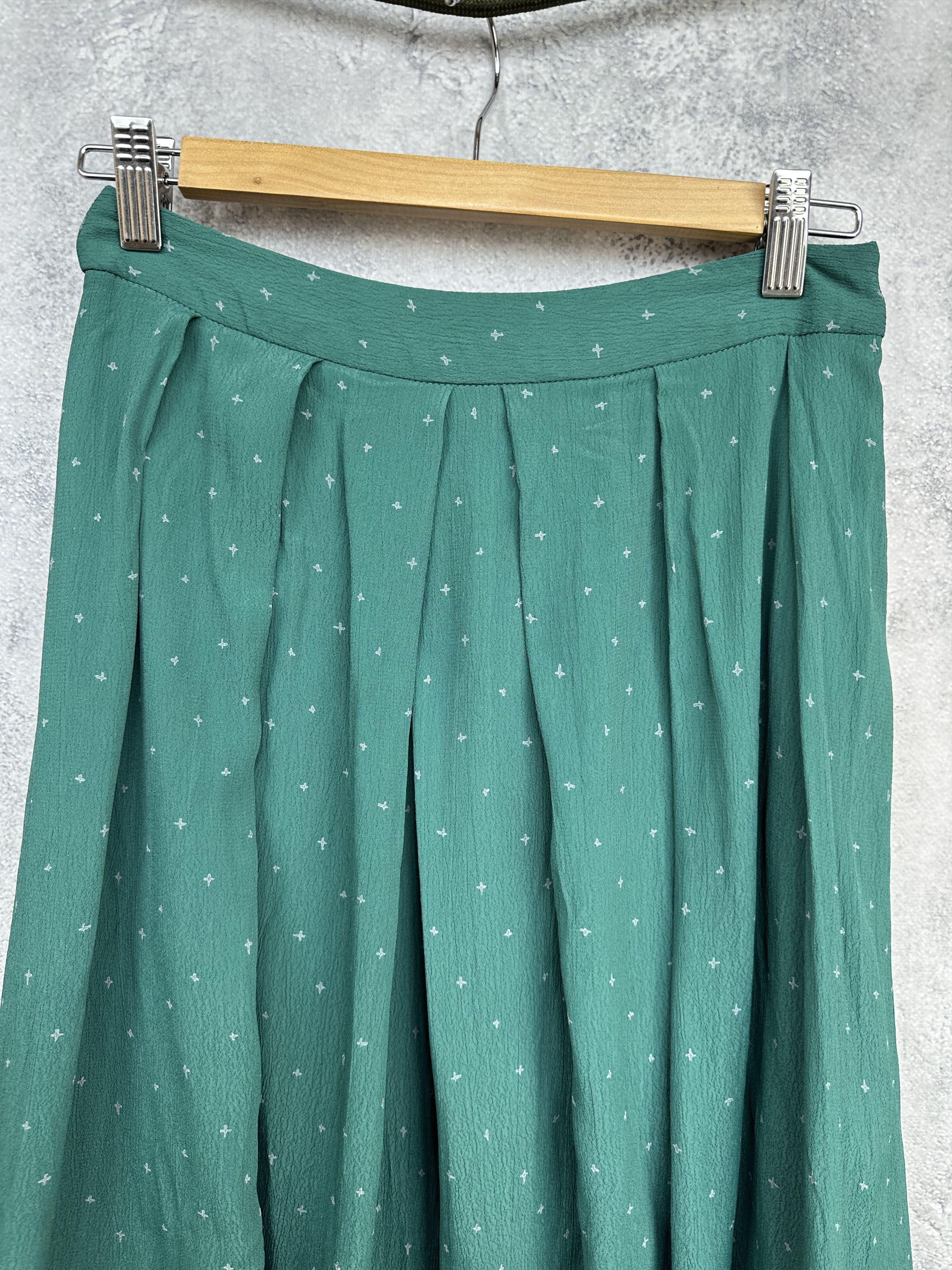 Other TOAST Boho Midi Skirt Pleated Lightweight Viscose Lined Zip Size 27" / US 4 / IT 40 - 4 Thumbnail