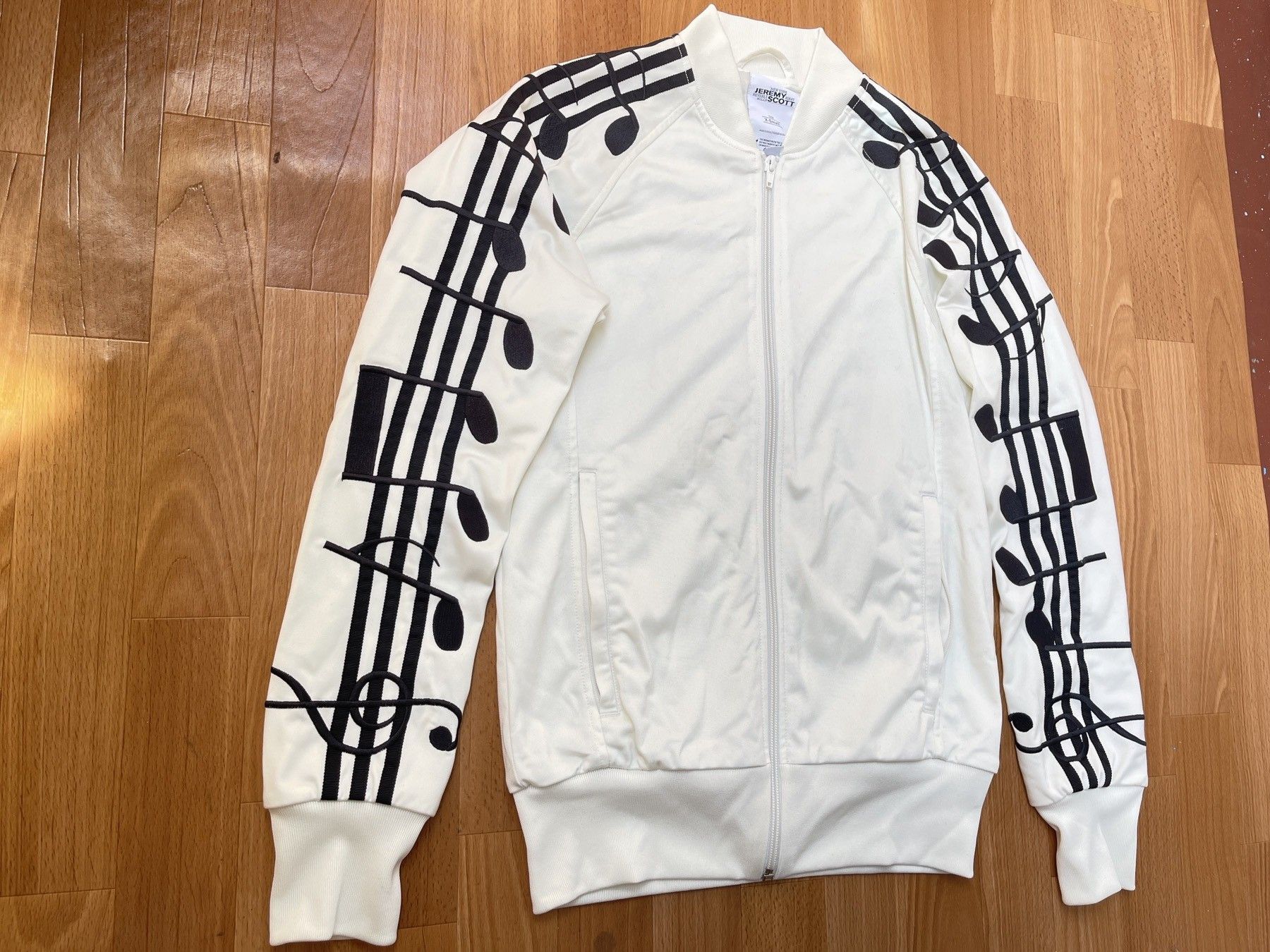 Adidas × Jeremy Scott Adidas Jeremy Scott Jacket Music Note Madonna XS X29858 Size US XS / EU 42 / 0 - 8 Thumbnail