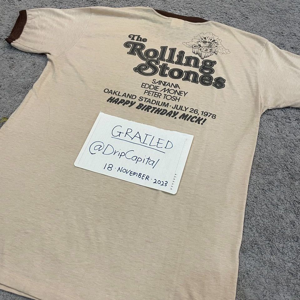 Adidas × Band Tees × The Rolling Stones Vintage 1978 Rolling Stones Happy Birthday Mick Jagger Size US XL / EU 56 / 4 - 18 Thumbnail