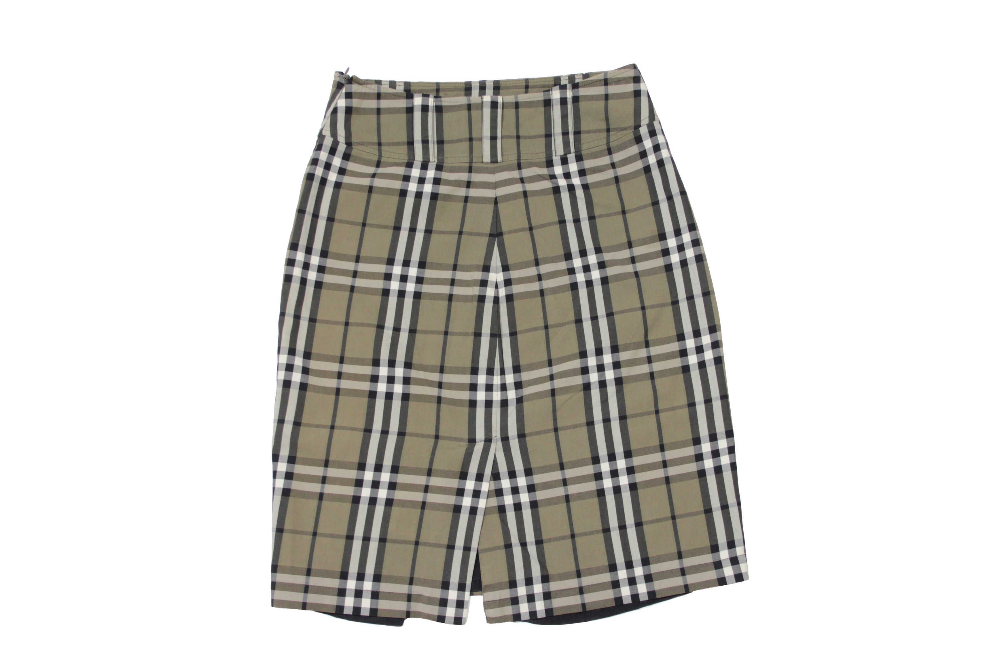 Burberry Nova Check Midi Skirt Size 27" / US 4 / IT 40 - 2 Thumbnail
