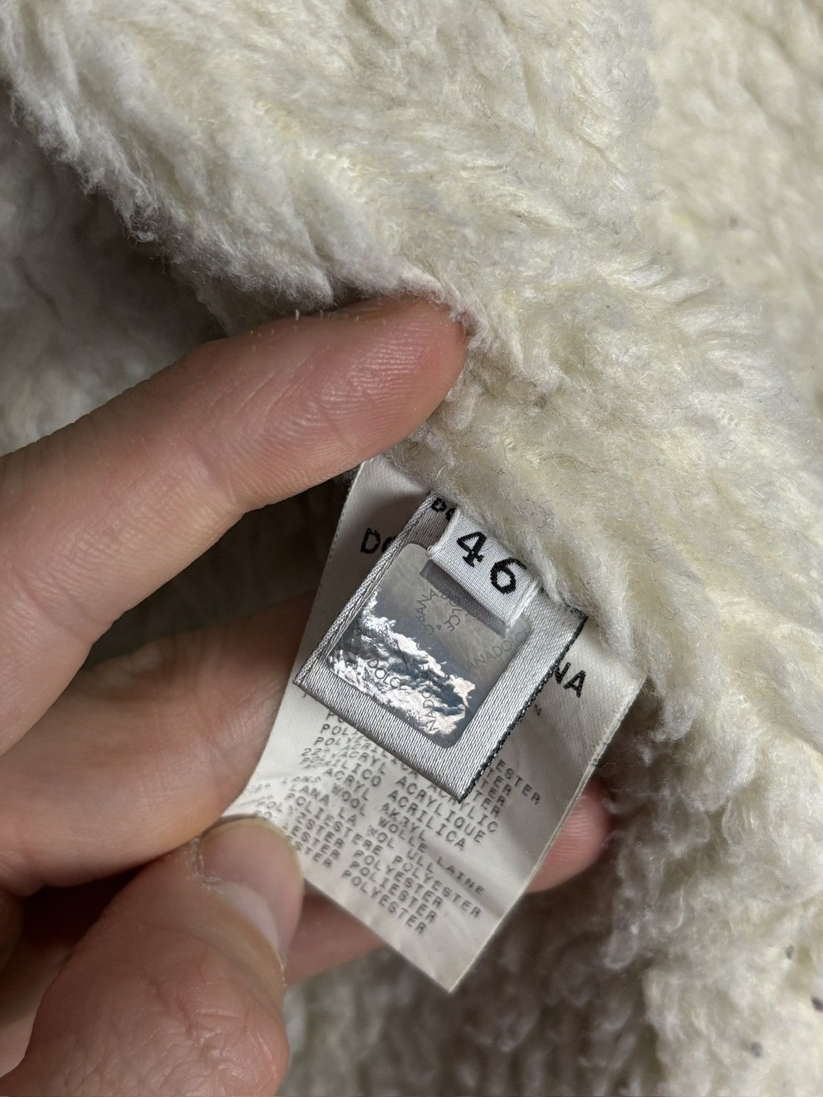 Dolce & Gabbana Vintage Dolce & Gabbana Corduroy Sherpa Fleece Jacket Size US S / EU 44-46 / 1 - 12 Thumbnail