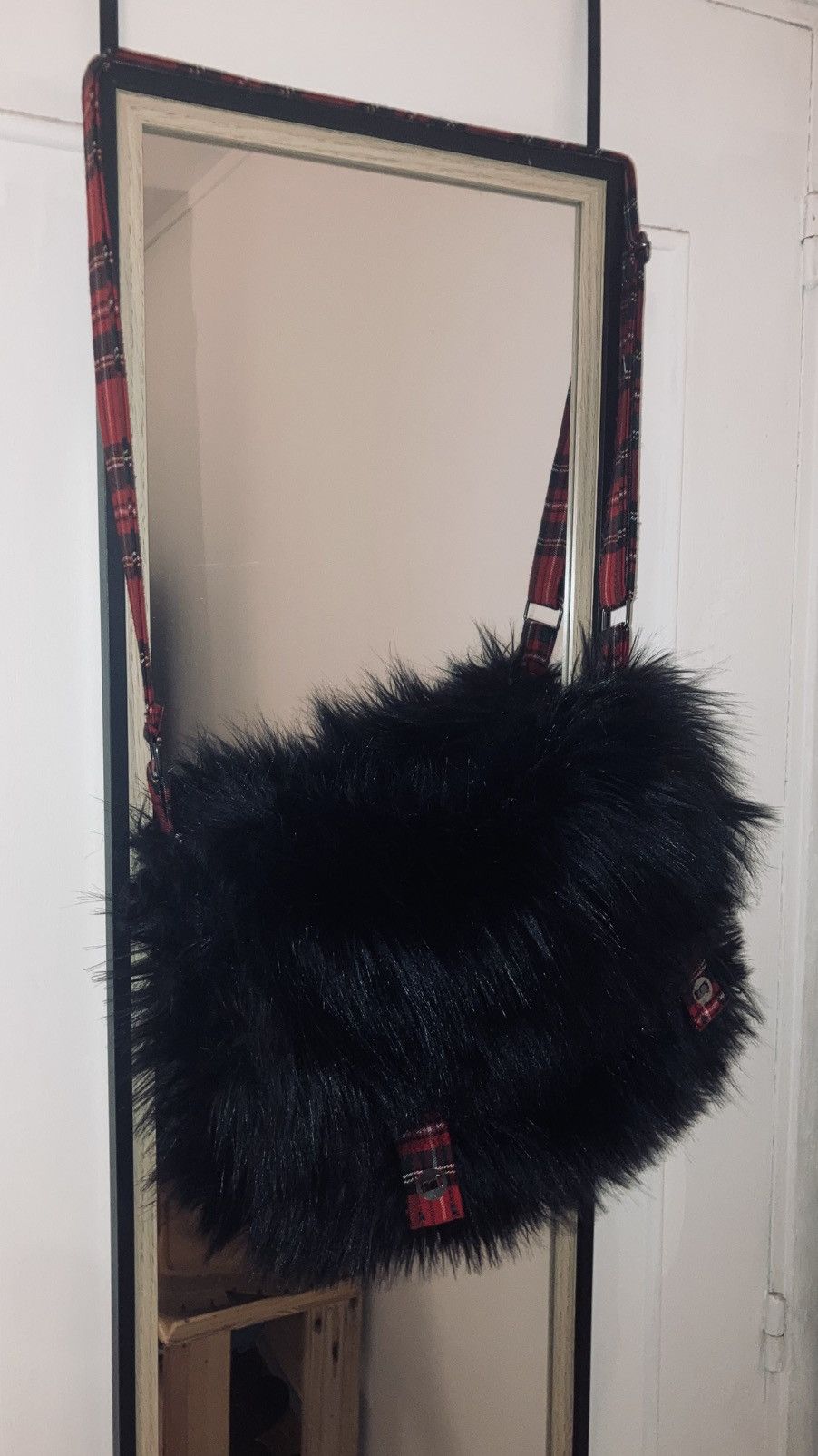 Handmade × Japanese Brand Black Fur Bag Size ONE SIZE - 3 Thumbnail