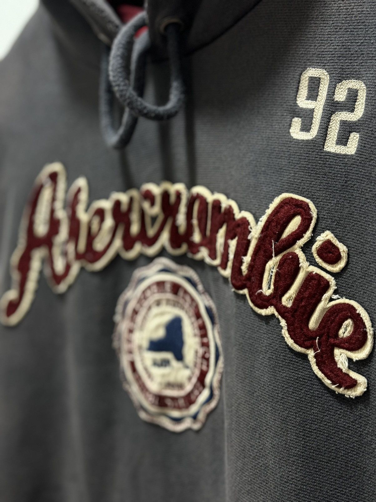 Abercrombie & Fitch × Vintage SUN FADED ABERCROMBIE & FITCH COLOUR BLEEDING HOODED Size L / US 10 / IT 46 - 8 Thumbnail