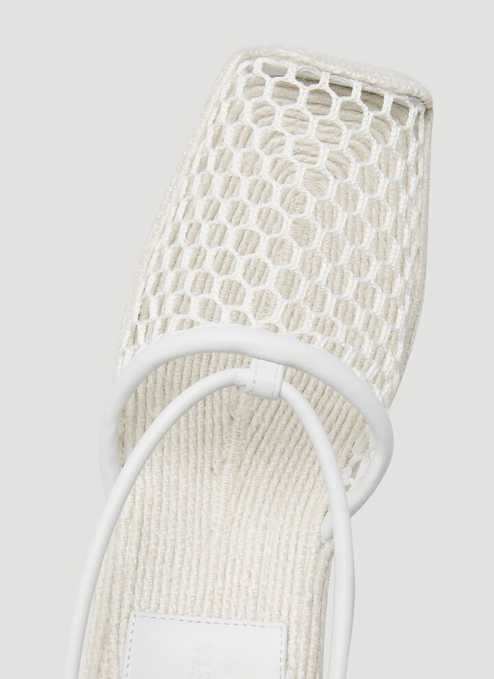 Bottega Veneta o1s1wg110924 Stretch in White Size US 10 / IT 40 - 5 Thumbnail