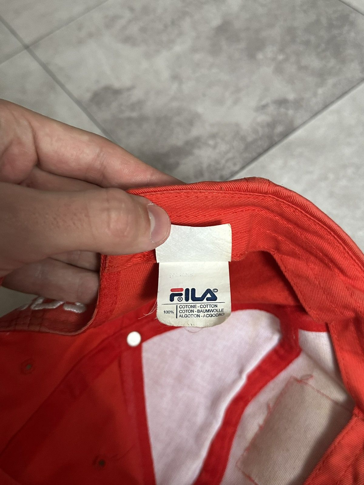 Ferrari Vintage Ferarri x Fila F1 Racing Faded Official License Cap Size ONE SIZE - 11 Thumbnail