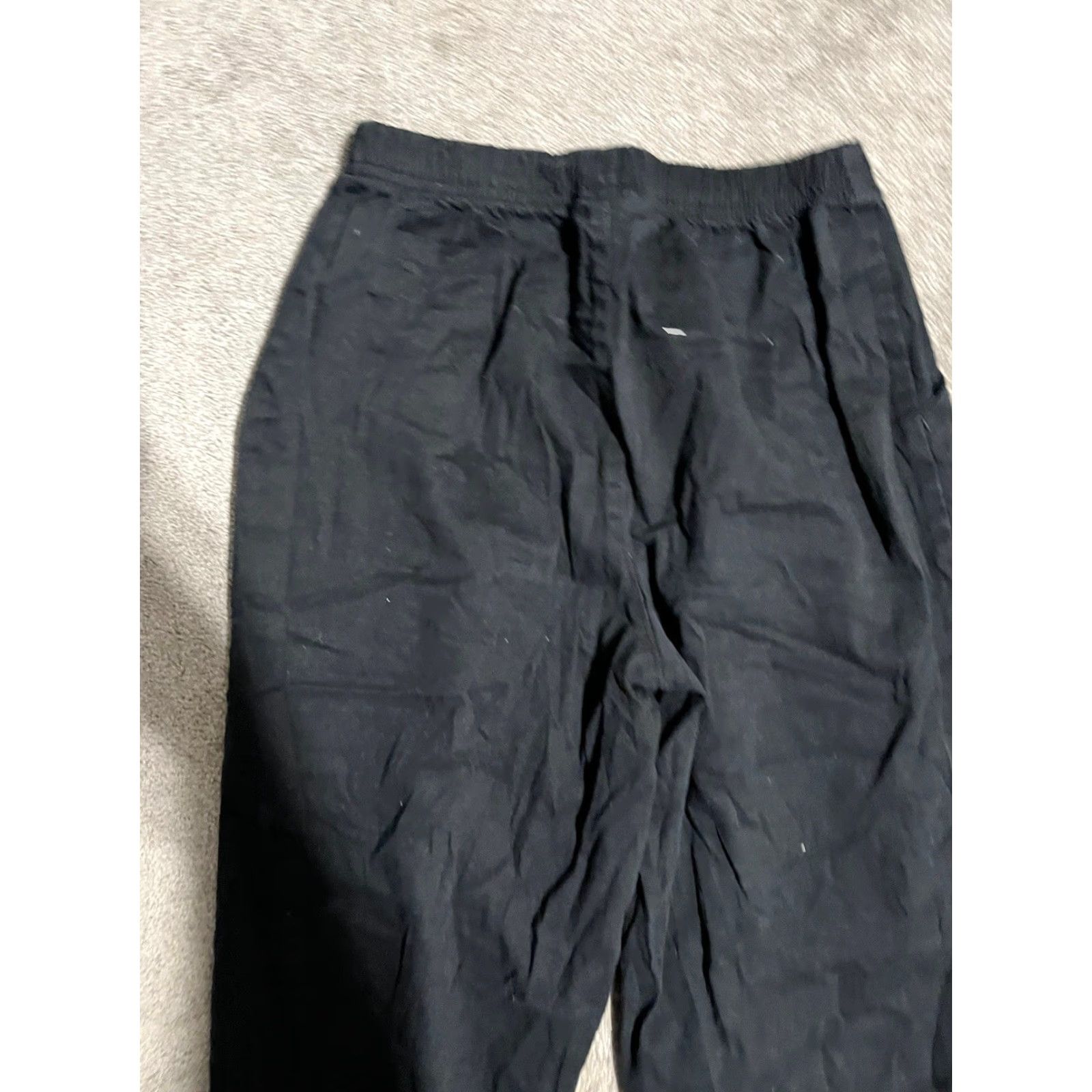Croft & Barrow Croft & Barrow Pants Womens Small Black Classic Pull-On Capri Elastic Waist Flat Front Casual Crop Pockets Stretch Size 28" / US 6 / IT 42 - 4 Thumbnail